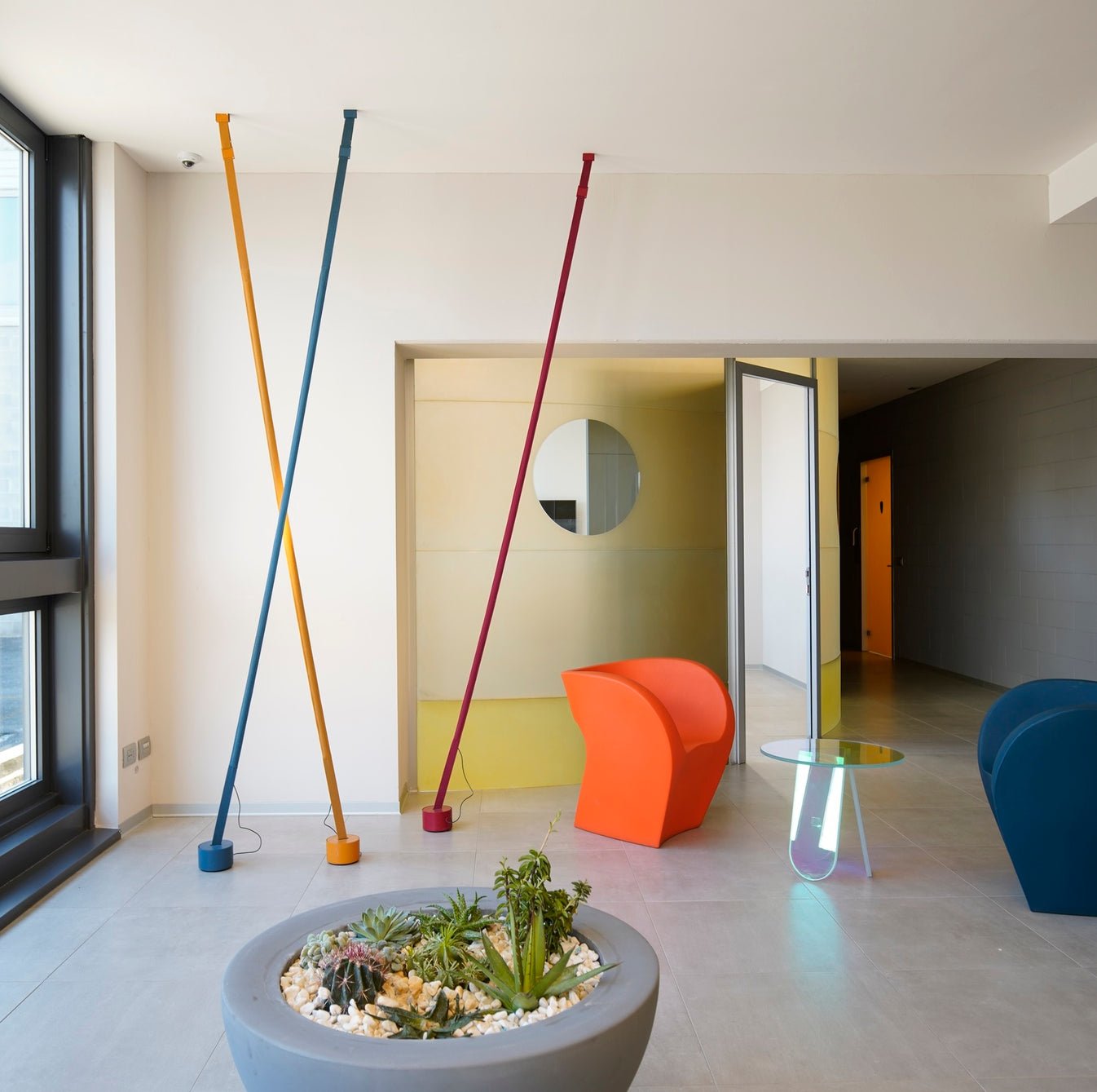 Vorenk Fabric Floor Lamp-Neutral Decor