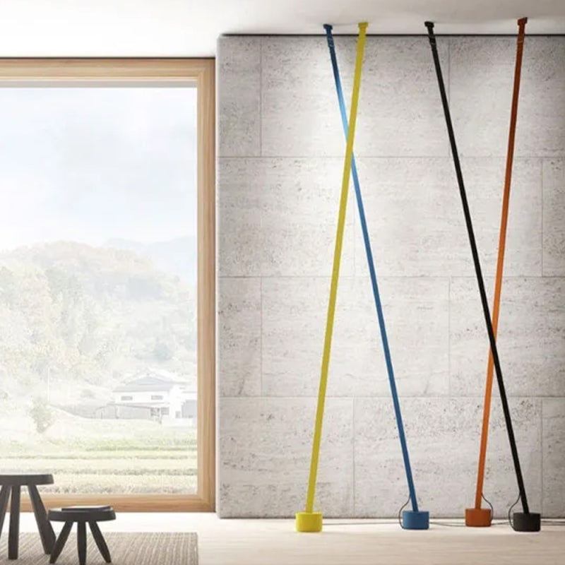 Vorenk Fabric Floor Lamp-Neutral Decor