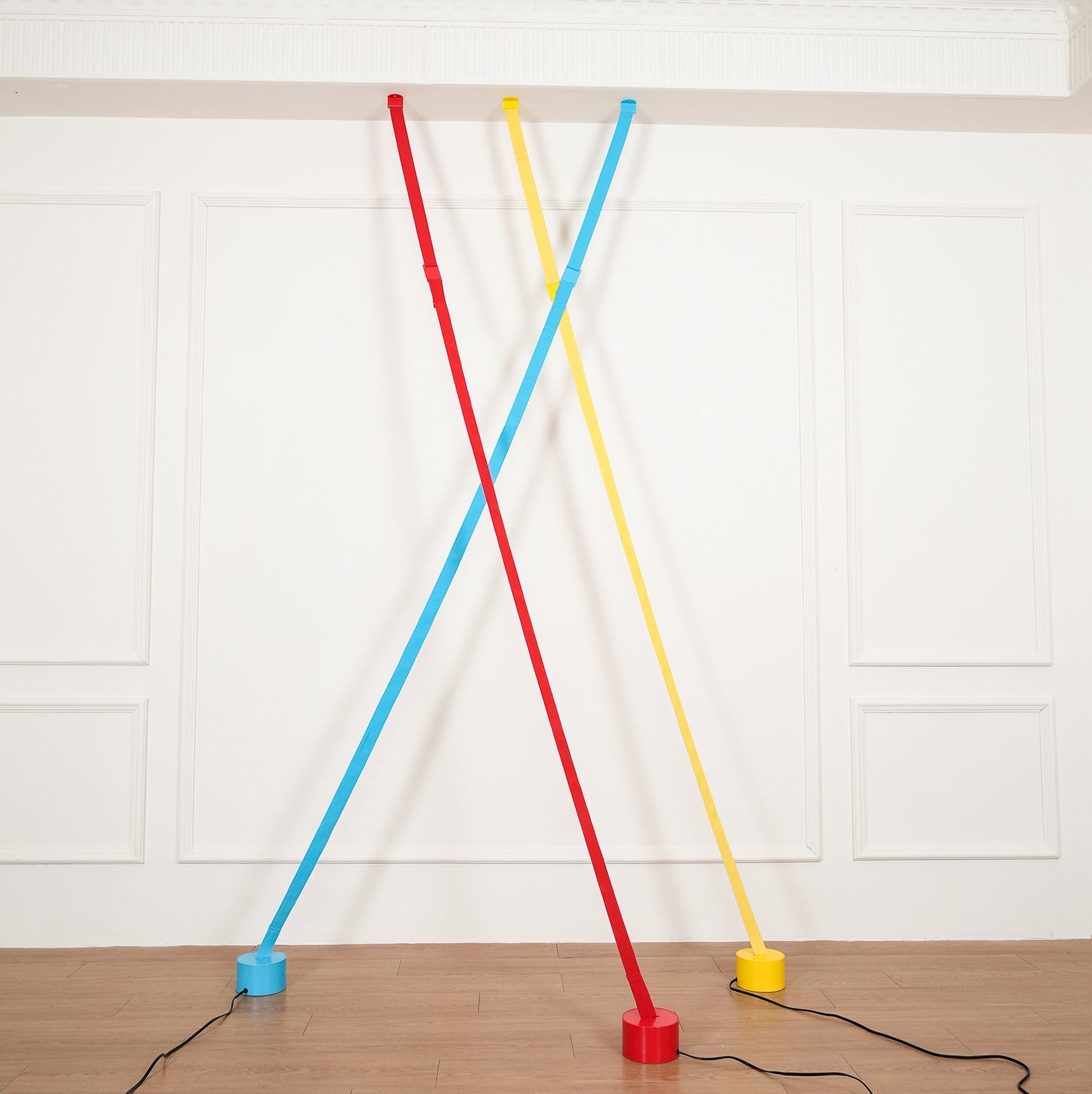 Vorenk Fabric Floor Lamp-Neutral Decor