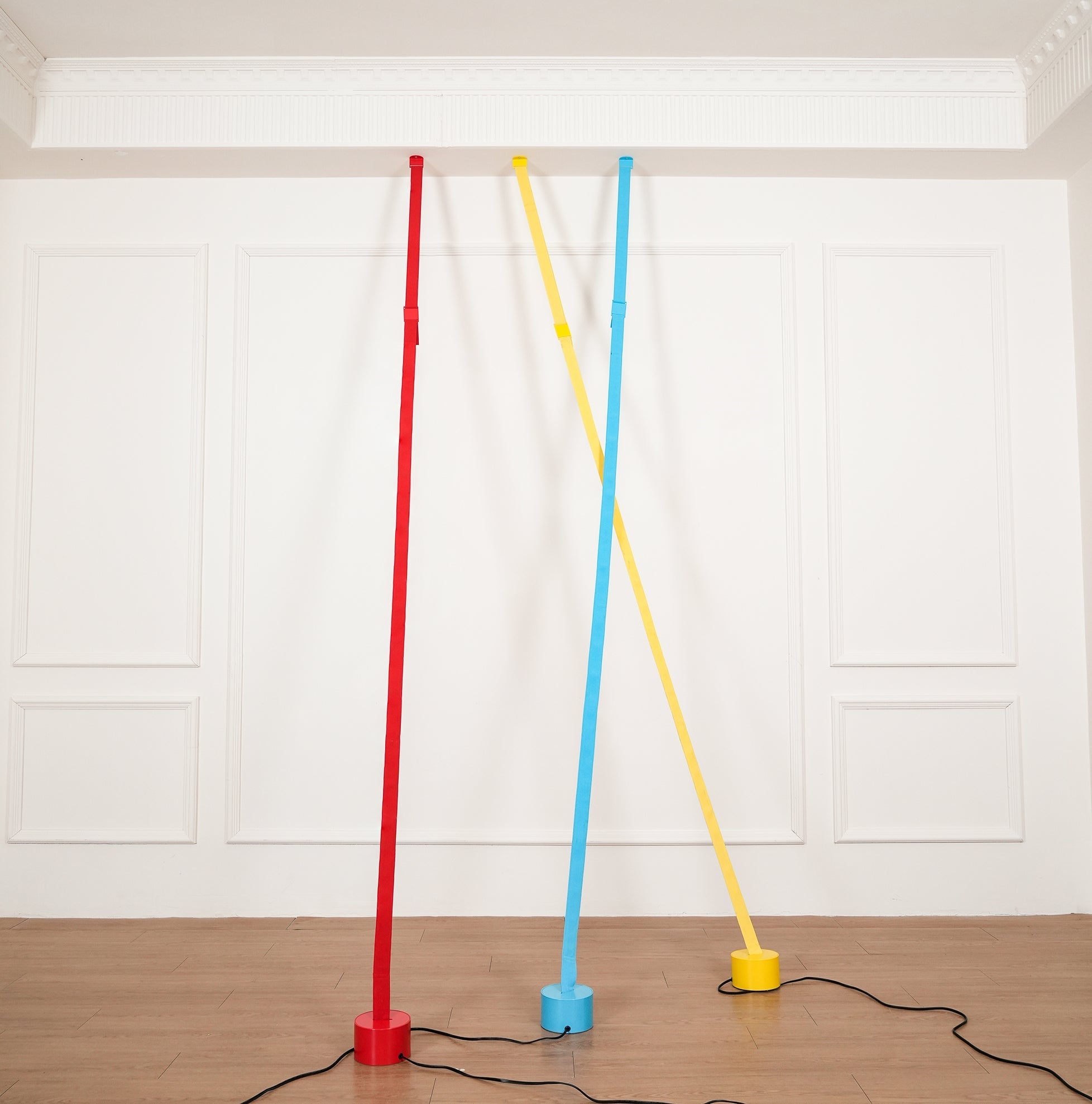 Vorenk Fabric Floor Lamp-Neutral Decor