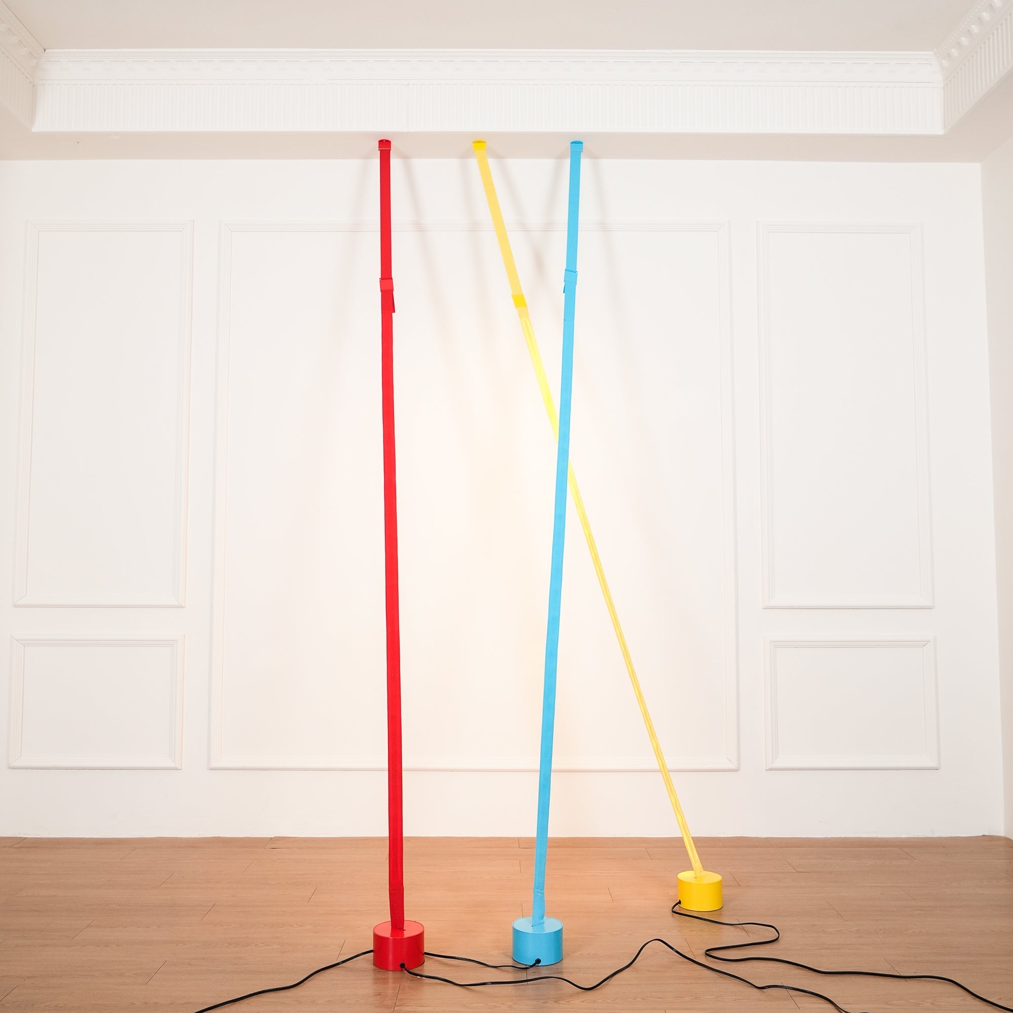 Vorenk Fabric Floor Lamp-Neutral Decor