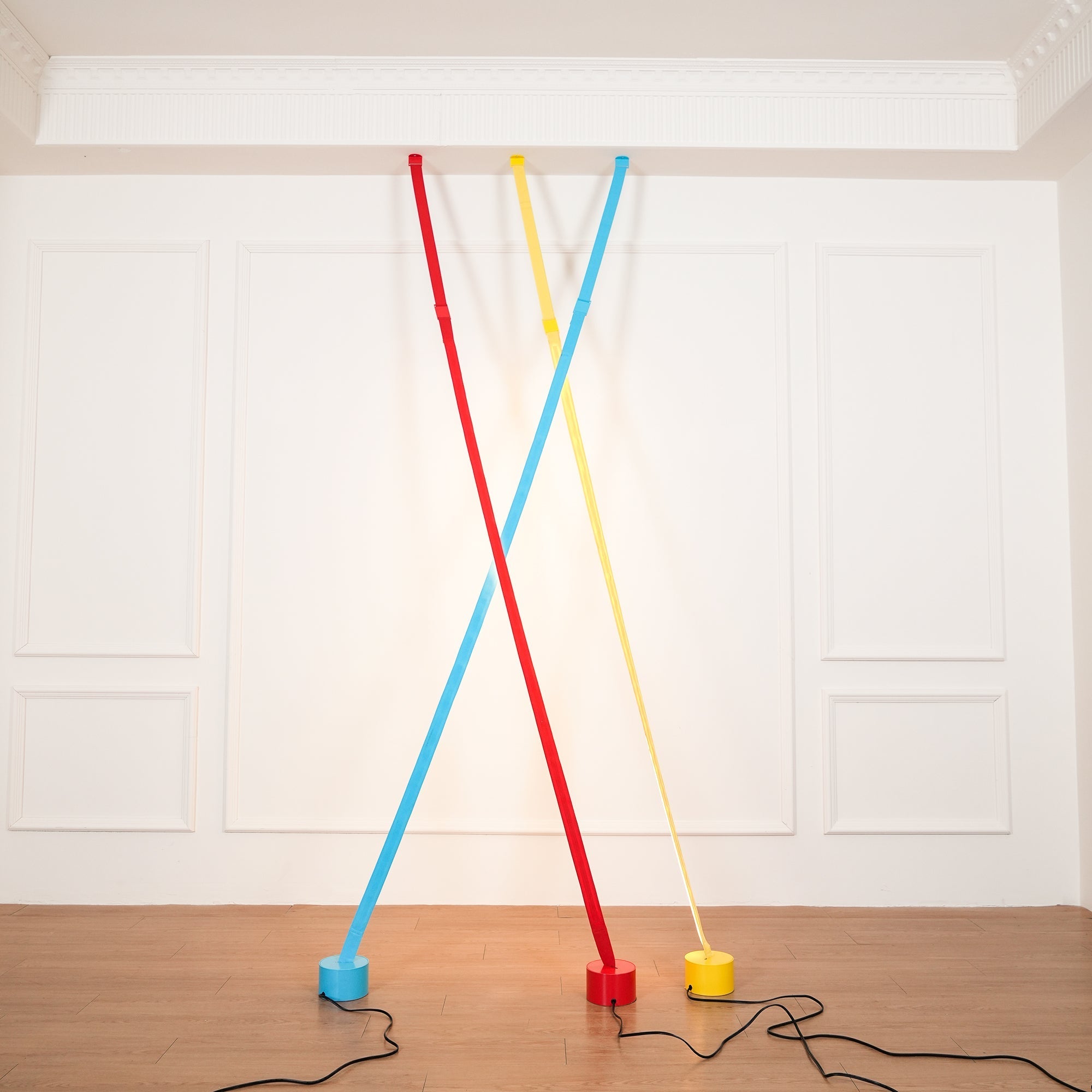 Vorenk Fabric Floor Lamp-Neutral Decor