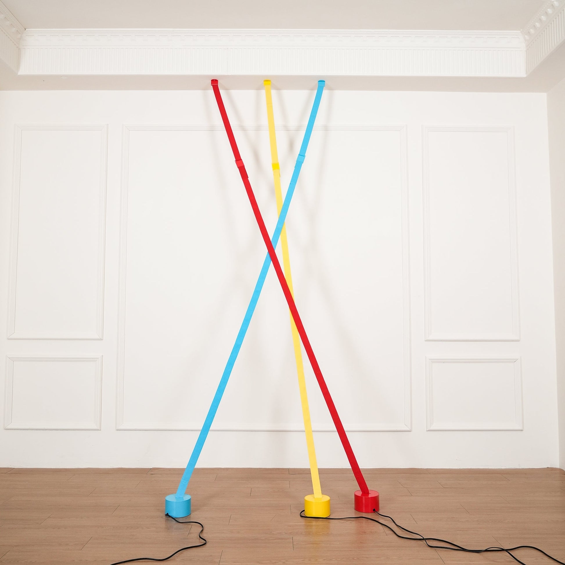 Vorenk Fabric Floor Lamp-Neutral Decor