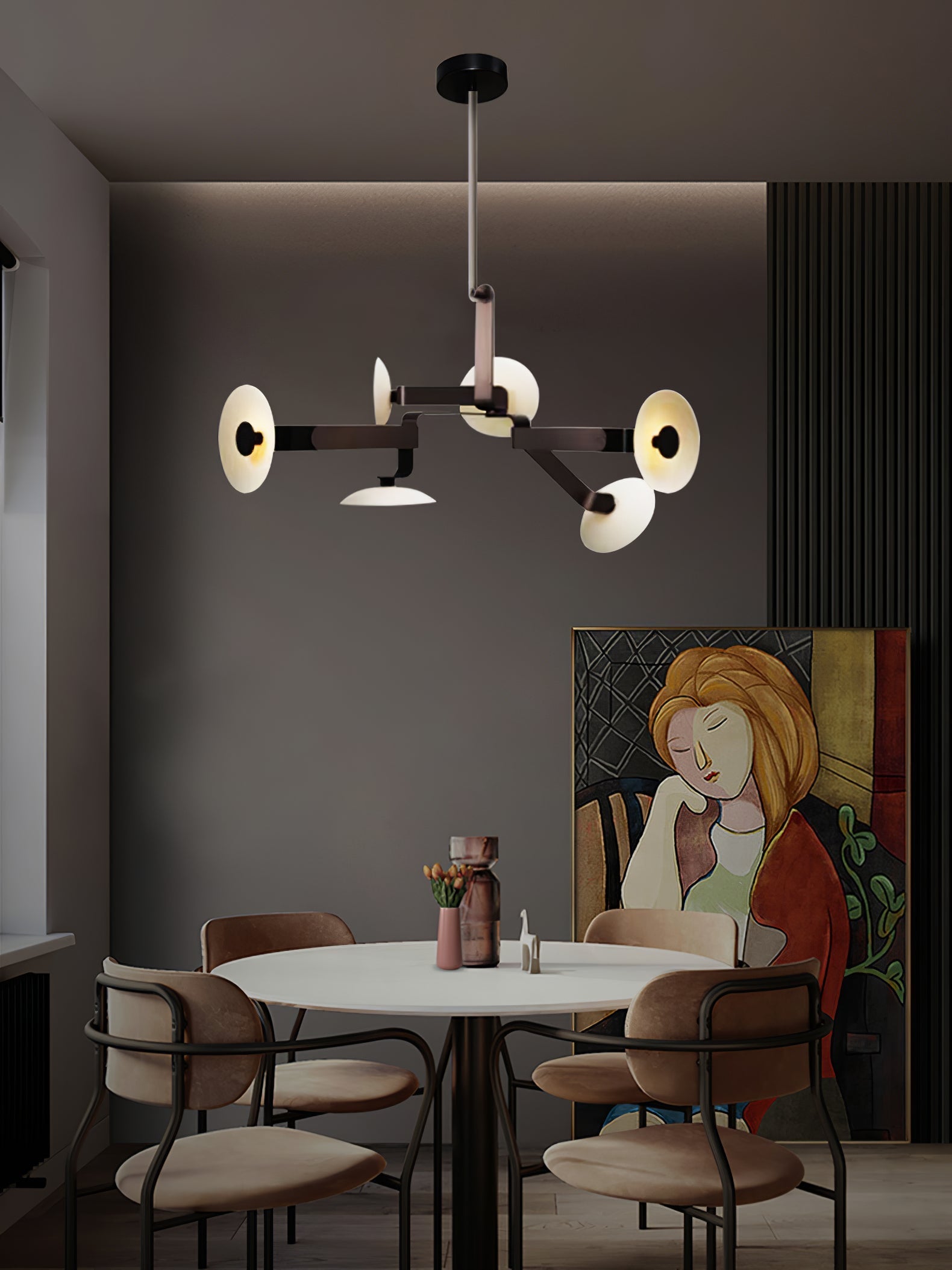 Lyra Brown Chandelier