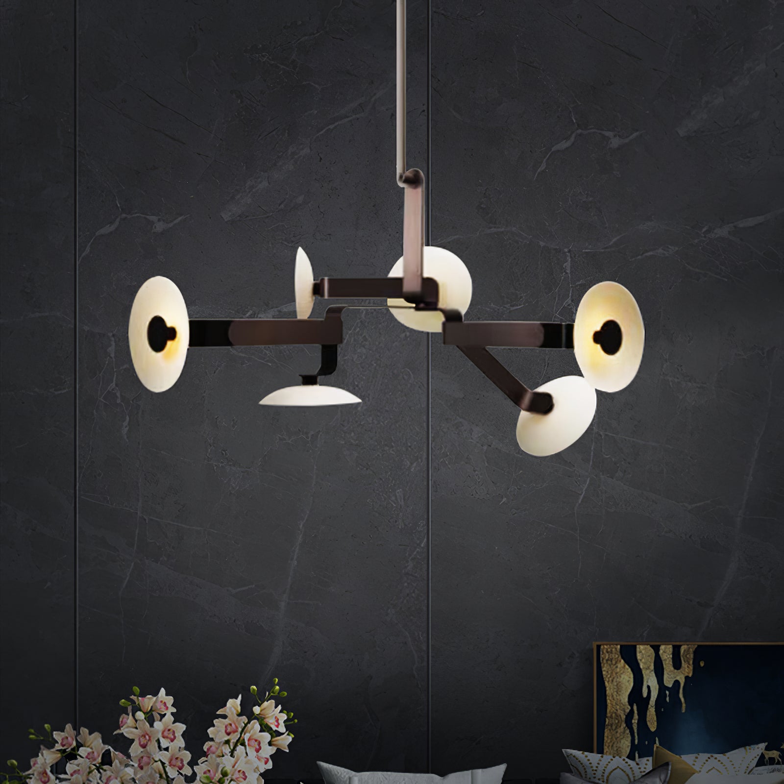 Lyra Brown Chandelier