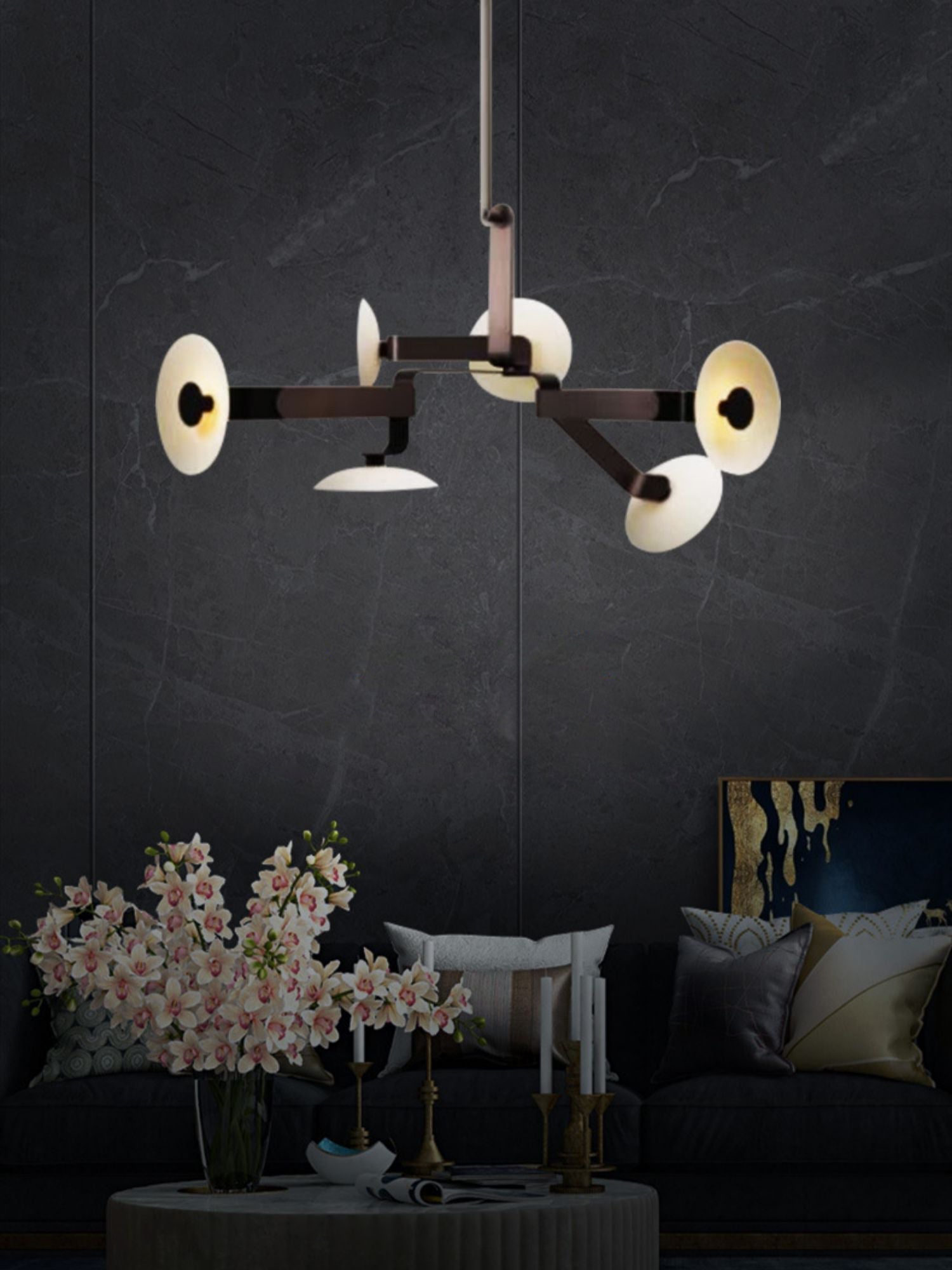 Lyra Brown Chandelier