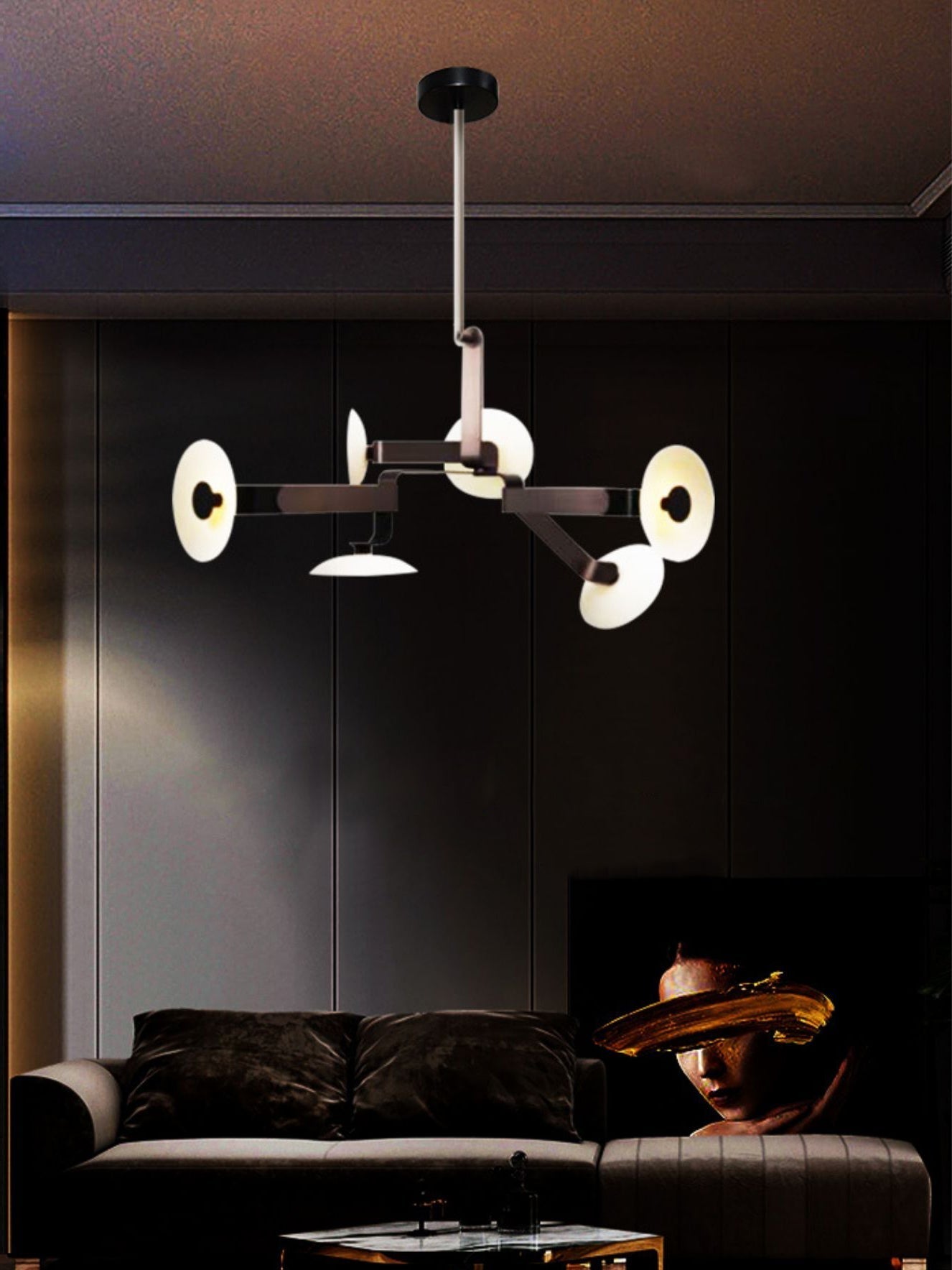 Lyra Brown Chandelier