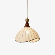 Earian Wood Fabric Elegant Pendant Light-Neutral Decor