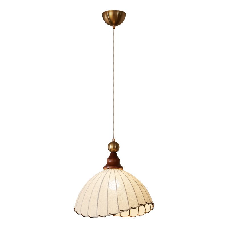Earian Wood Fabric Elegant Pendant Light-Neutral Decor