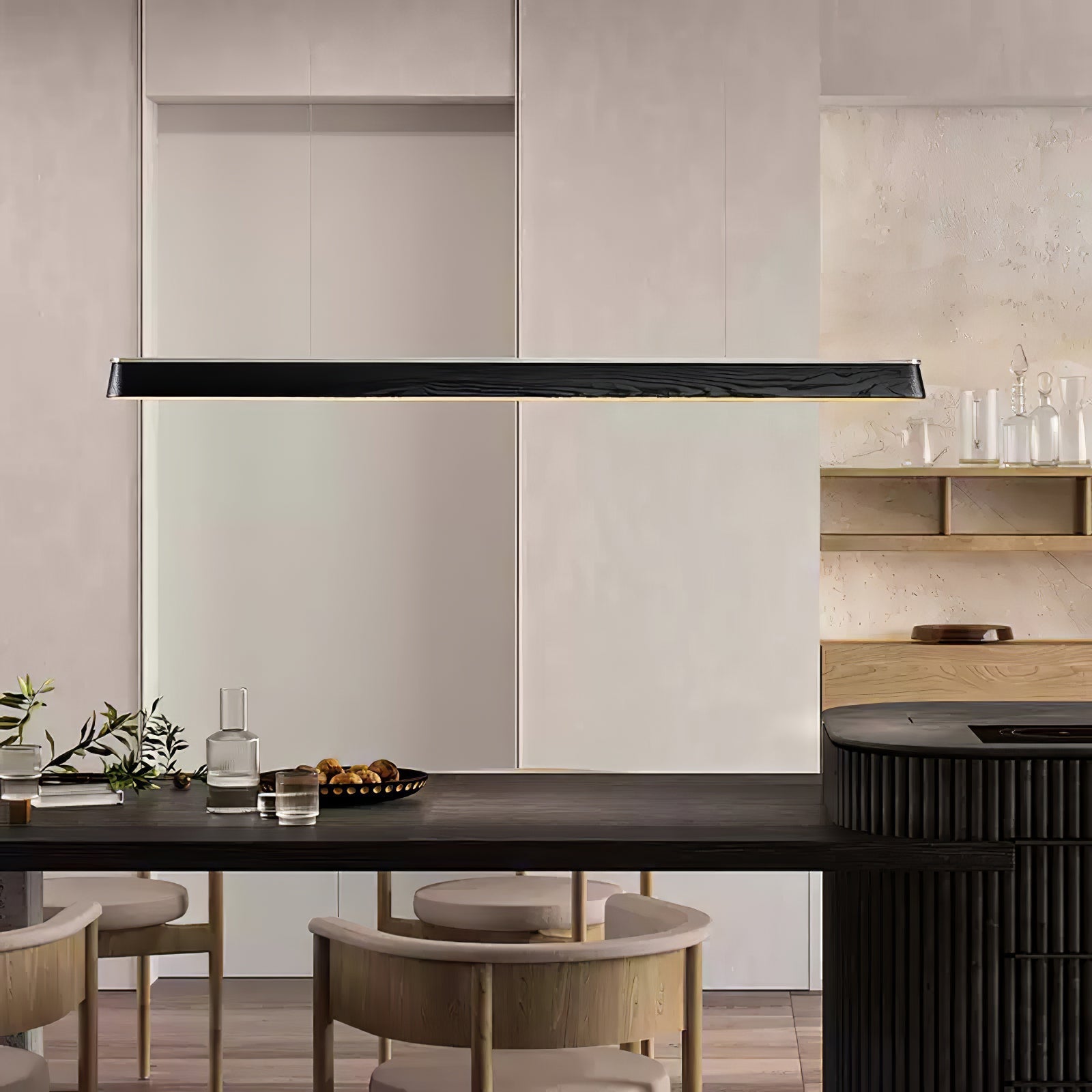 Zura Industrial Wood Pendant Lamp-Neutral Decor