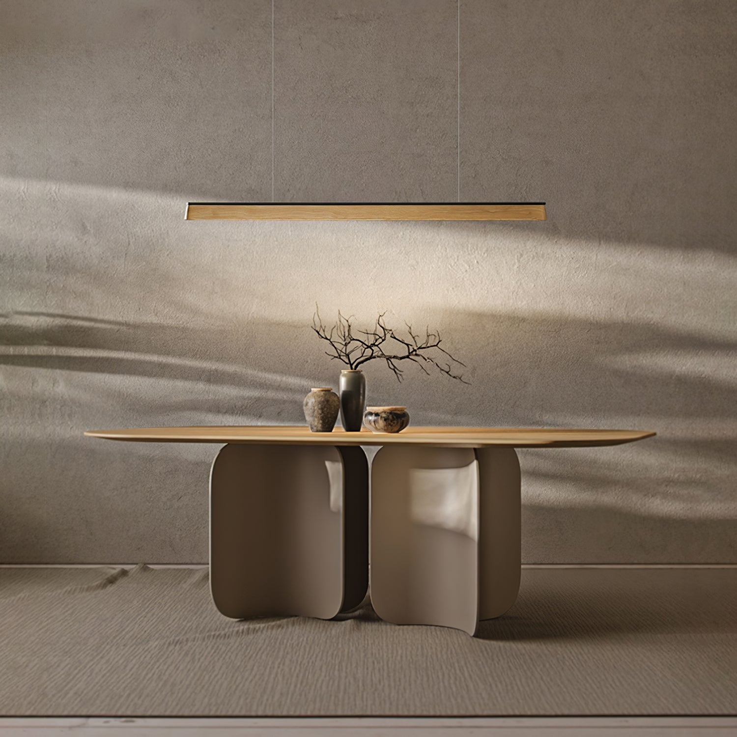 Zura Industrial Wood Pendant Lamp-Neutral Decor