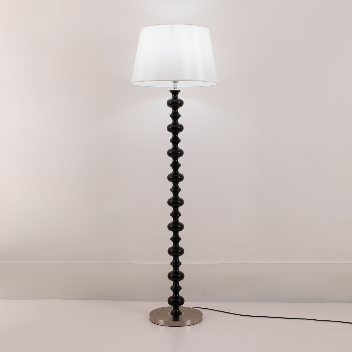 Rildes Wood Fabric Floor Lamp-Neutral Decor