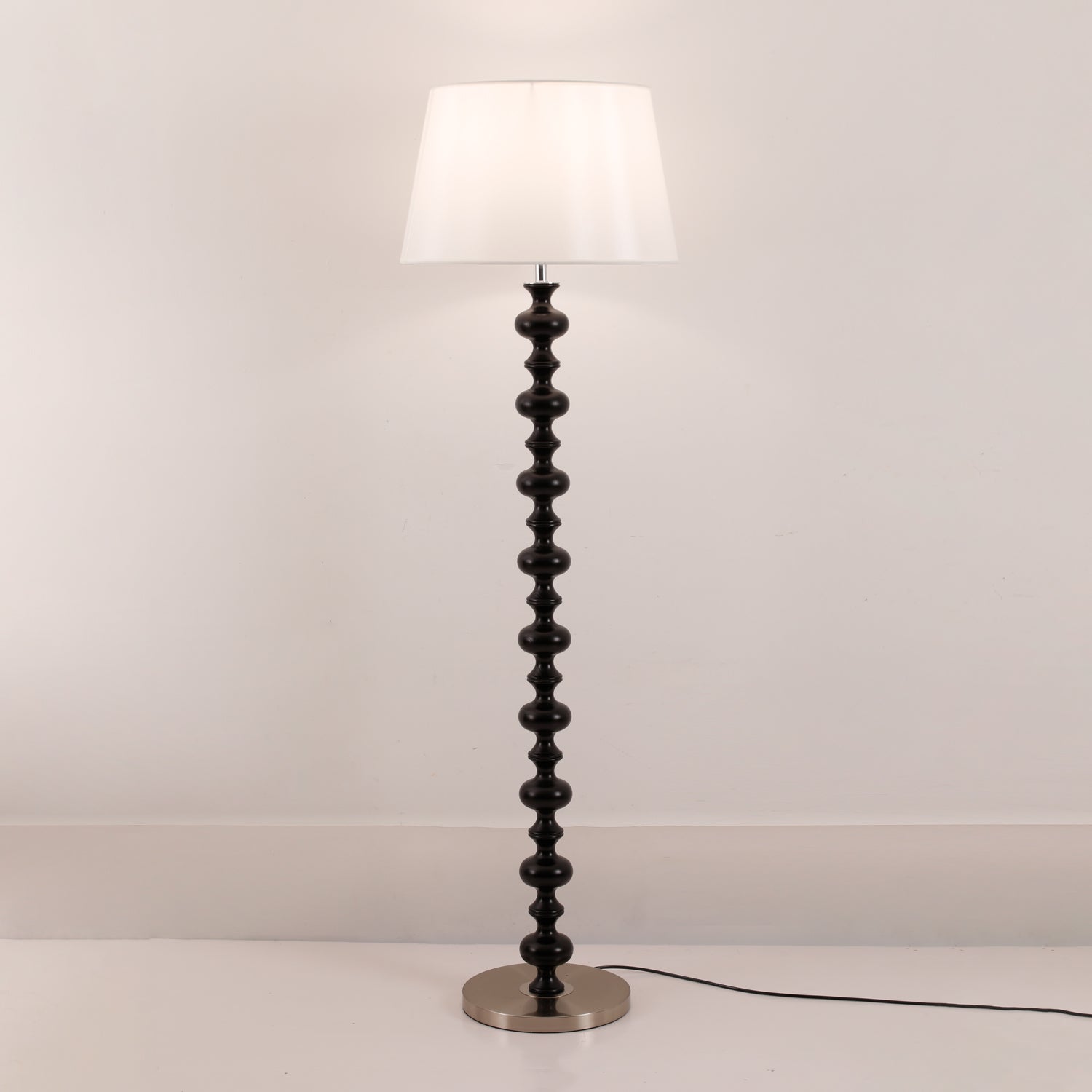 Rildes Wood Fabric Floor Lamp-Neutral Decor