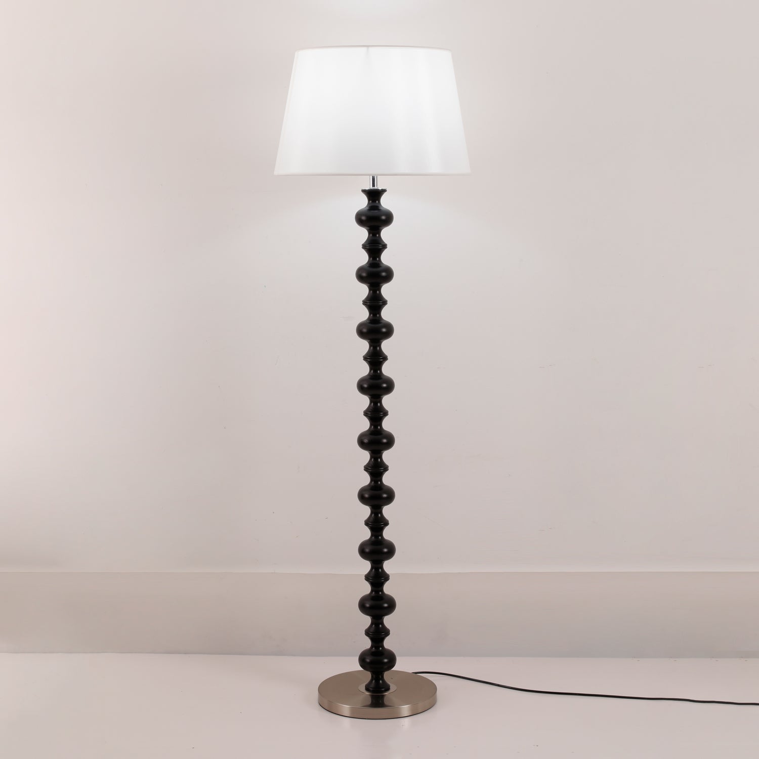 Rildes Wood Fabric Floor Lamp-Neutral Decor