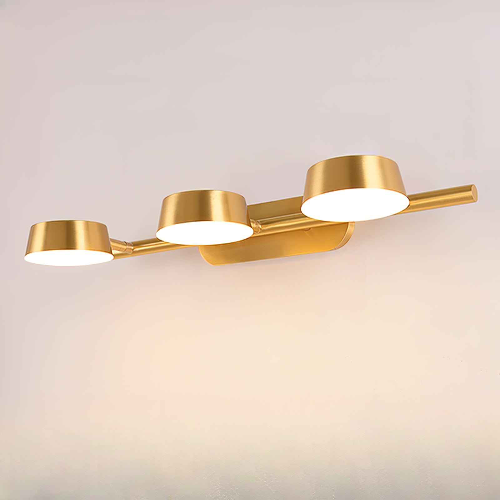 Xara Premium Elegance Vanity Brass Wall Light-Neutral Decor