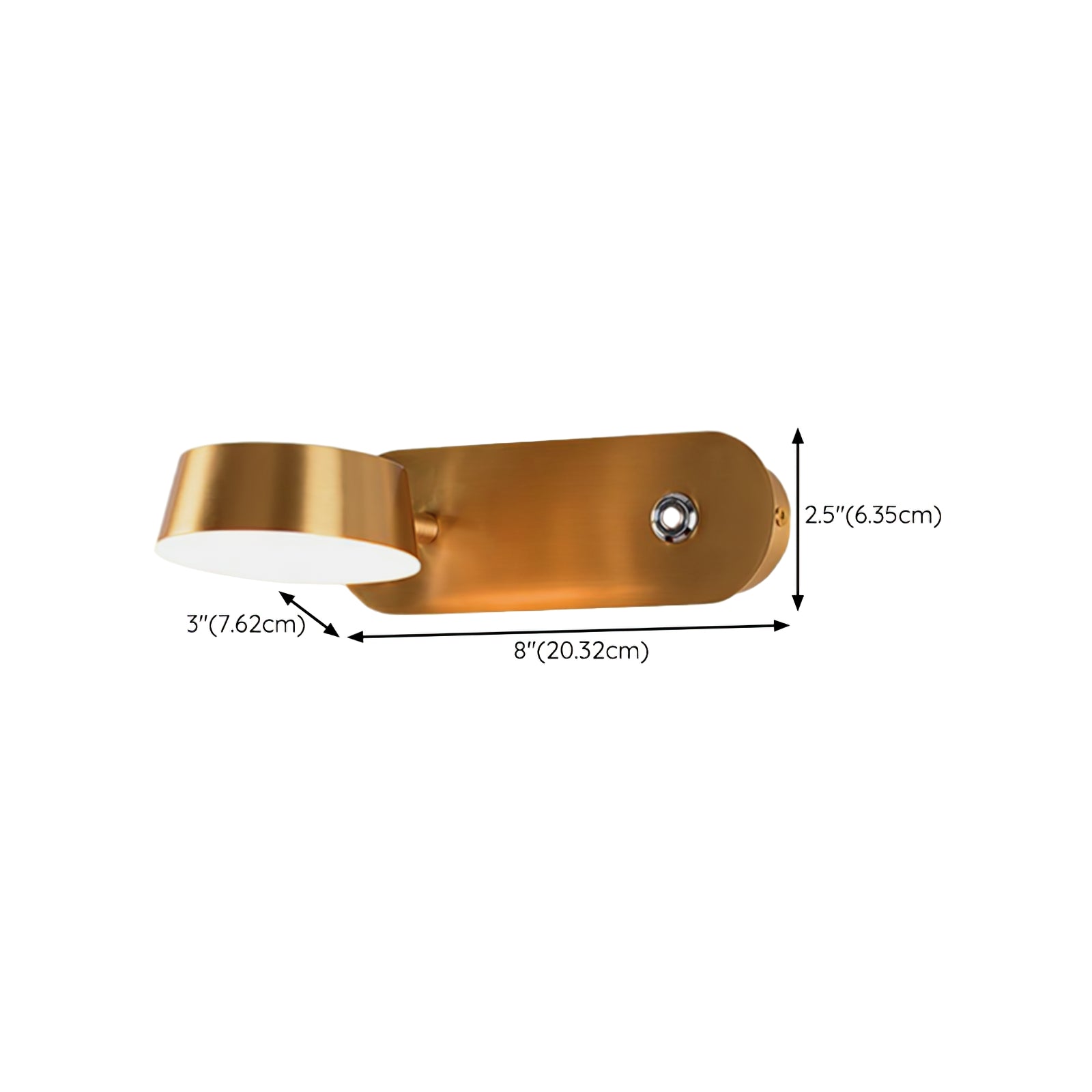 Xara Premium Elegance Vanity Brass Wall Light-Neutral Decor