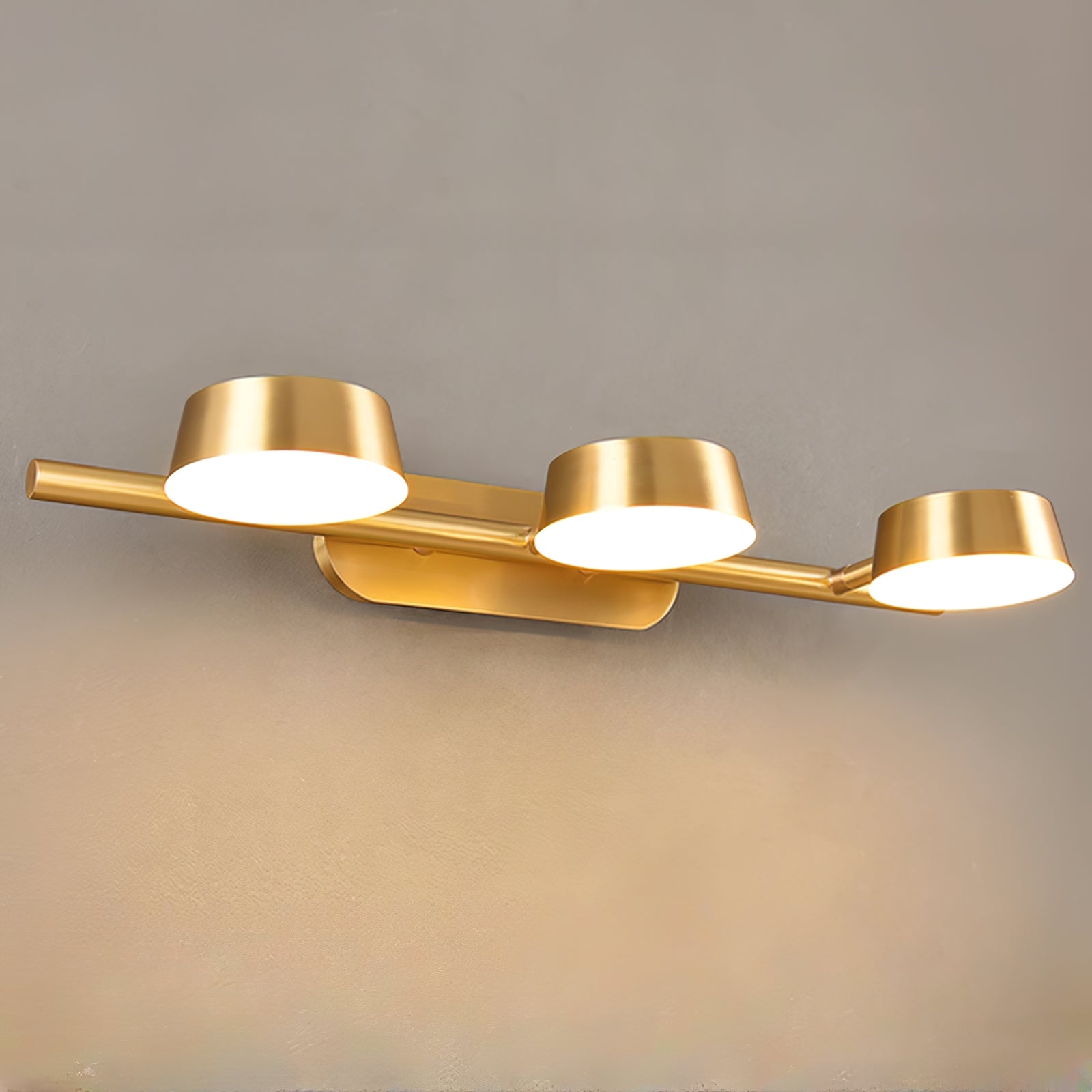 Xara Premium Elegance Vanity Brass Wall Light-Neutral Decor