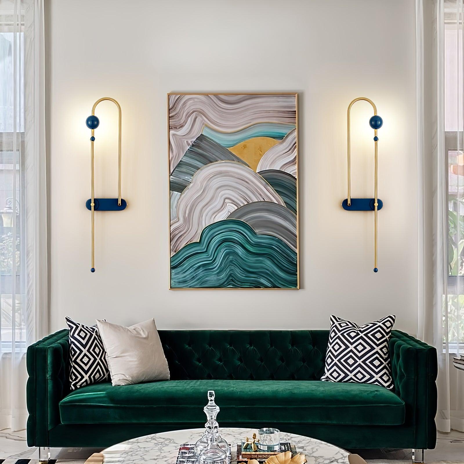 Curve Electrical Circuit Wall Lamp-Neutral Decor