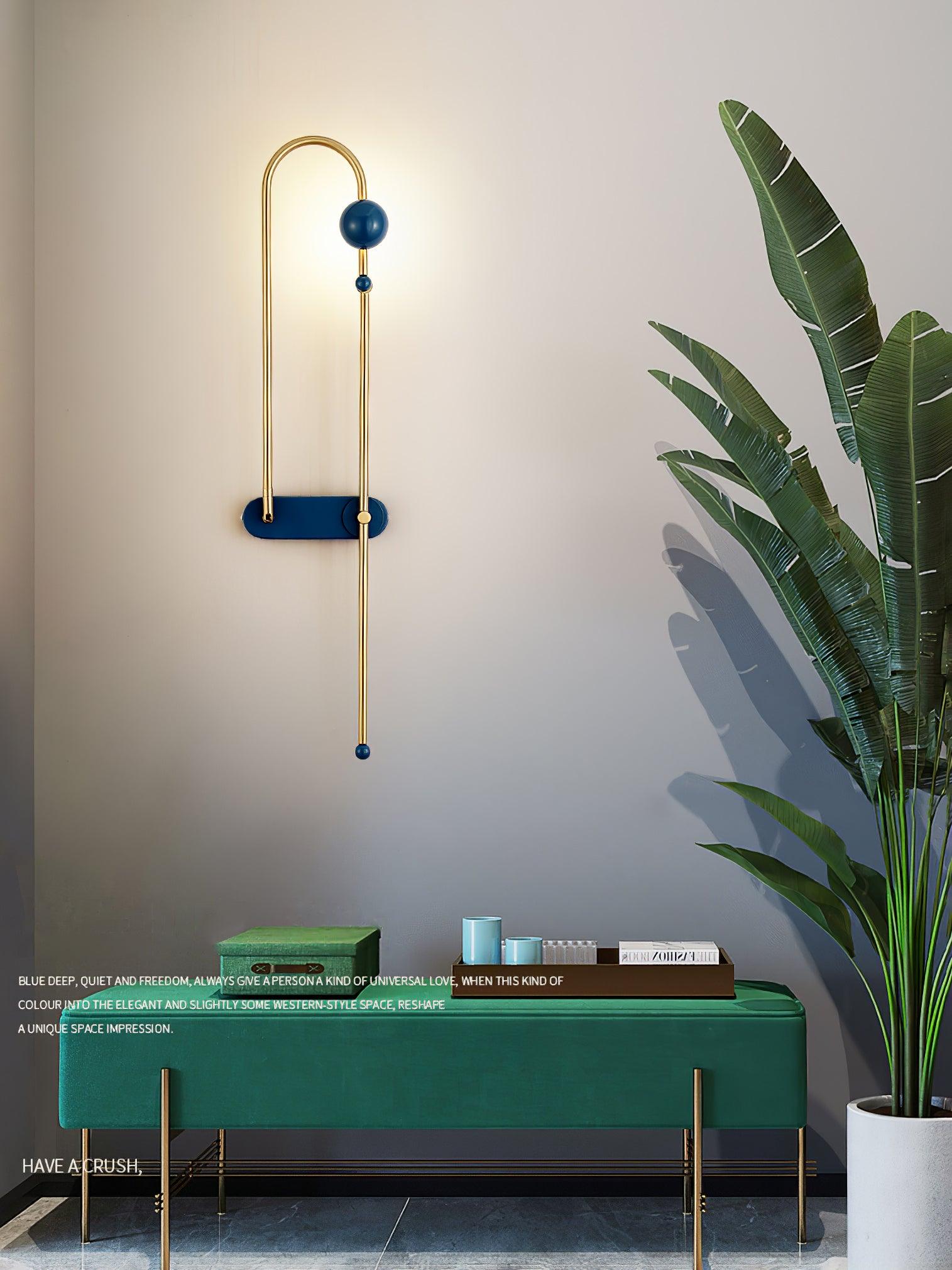 Curve Electrical Circuit Wall Lamp-Neutral Decor