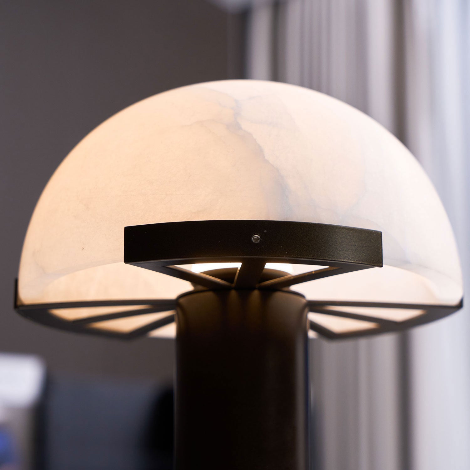 Keir Alabaster Table Lamp-Neutral Decor