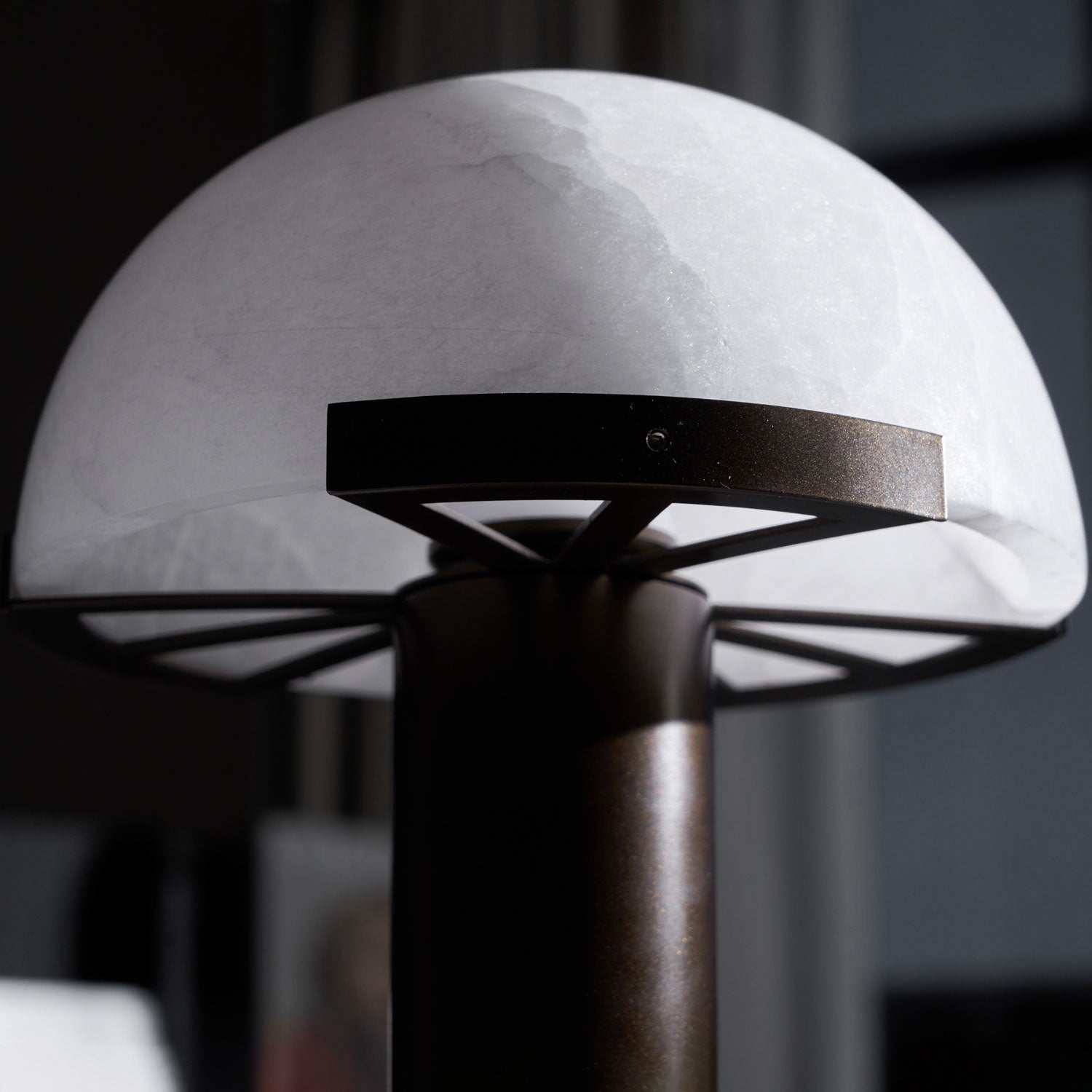 Keir Alabaster Table Lamp-Neutral Decor