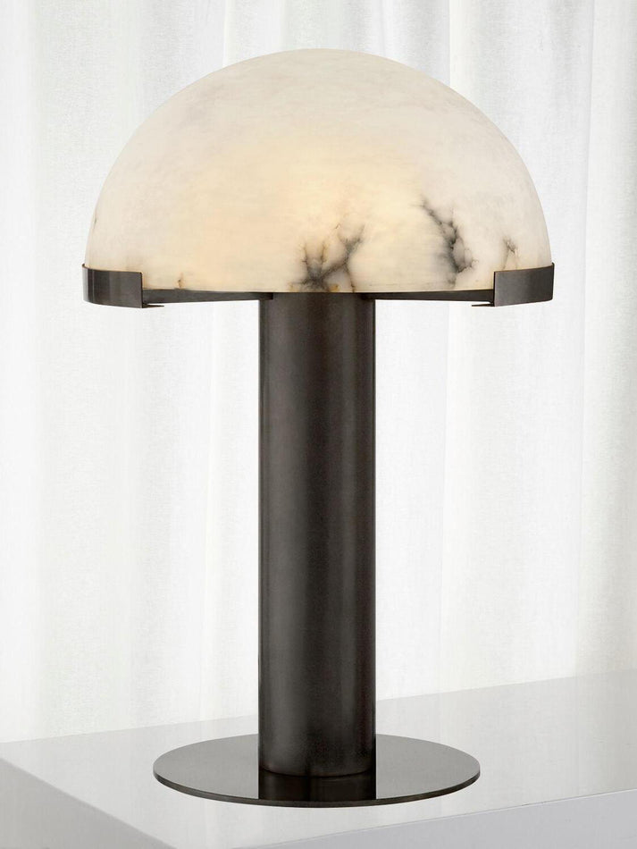 Keir Alabaster Table Lamp-Neutral Decor