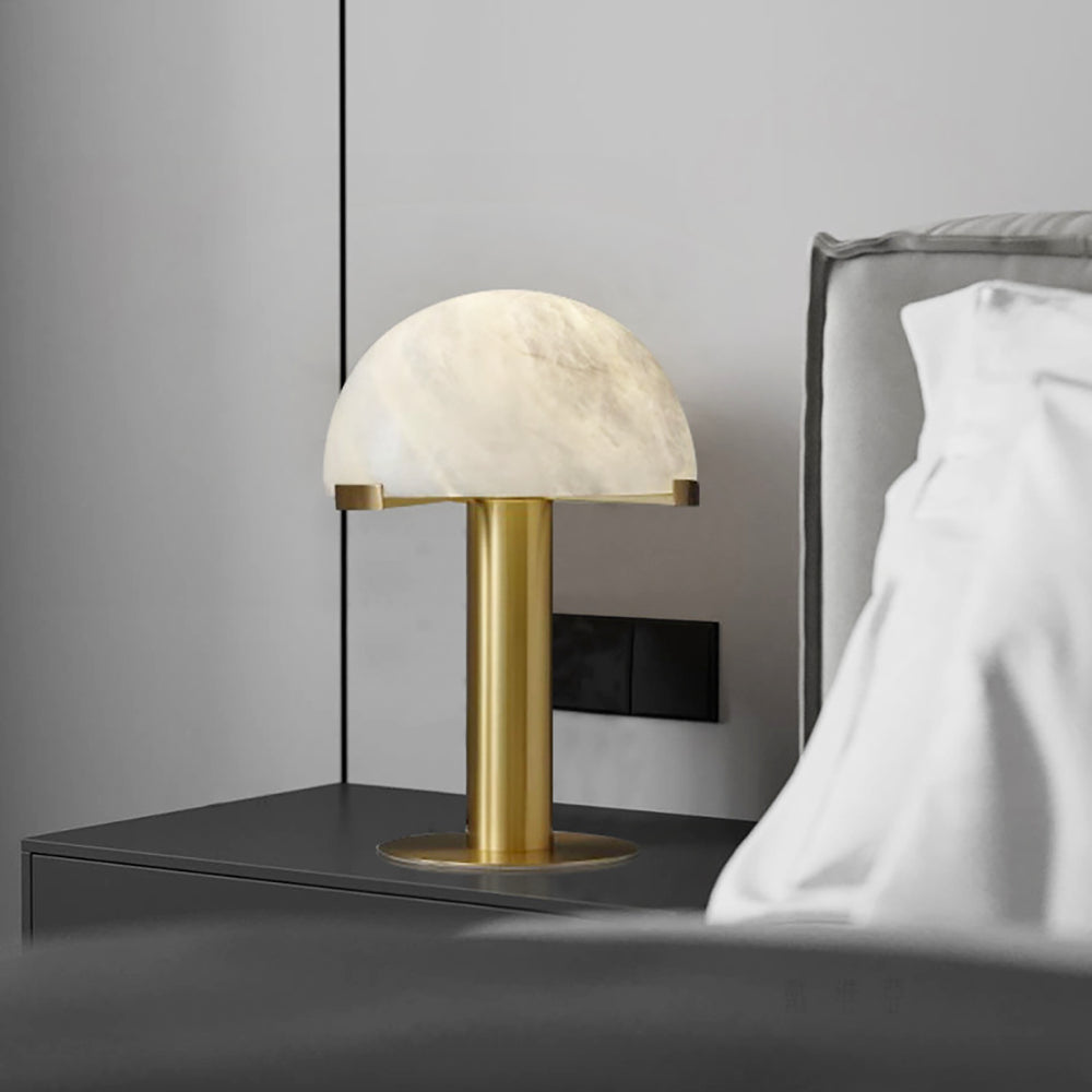 Keir Alabaster Table Lamp-Neutral Decor