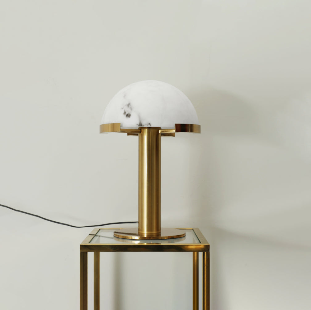 Keir Alabaster Table Lamp-Neutral Decor