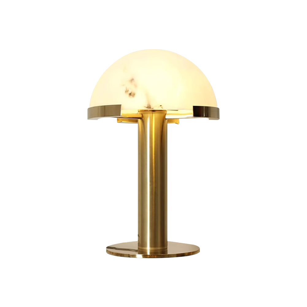 Keir Alabaster Table Lamp-Neutral Decor