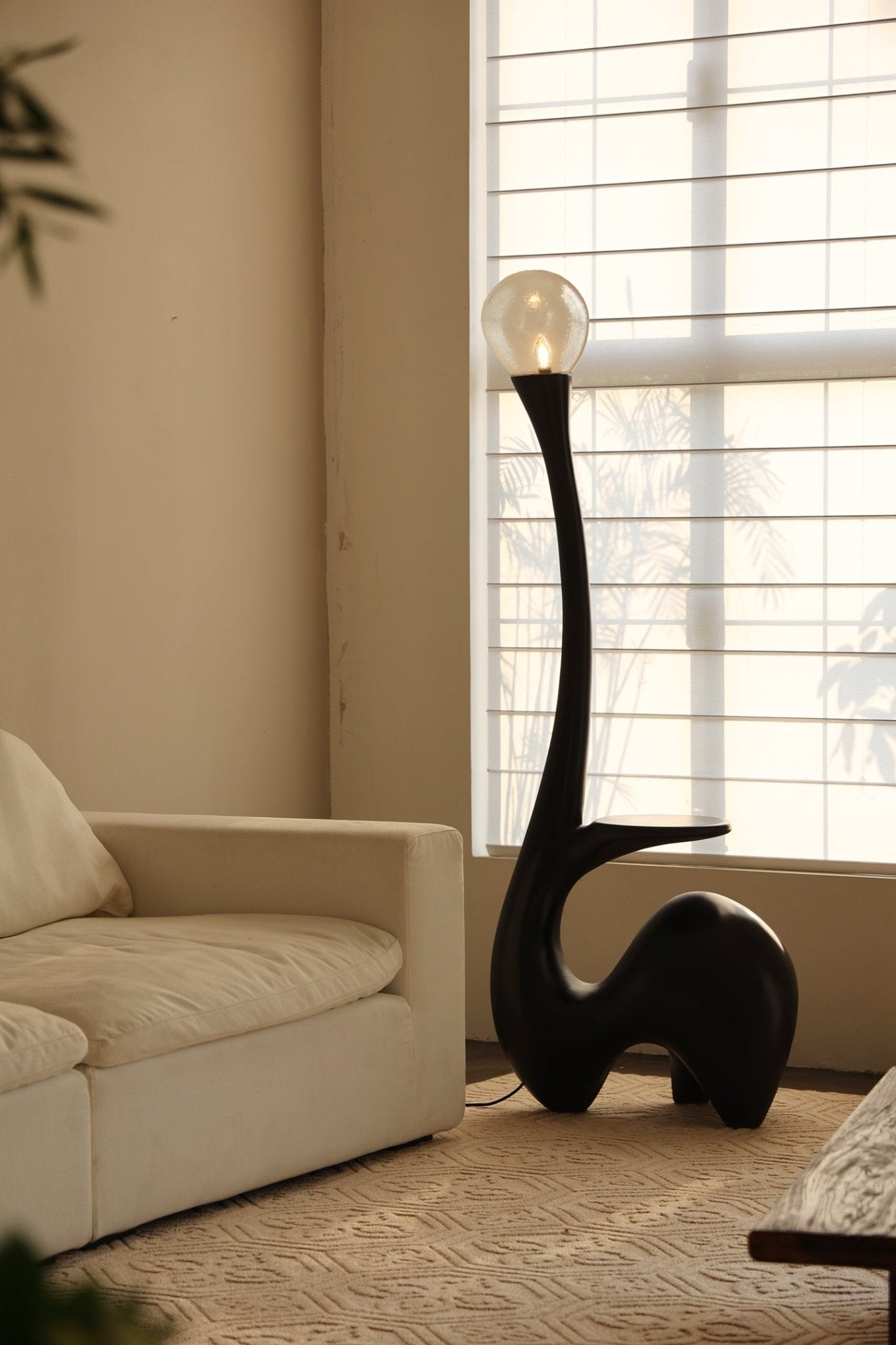 Lurk Sculptural Floor Lamp-Neutral Decor