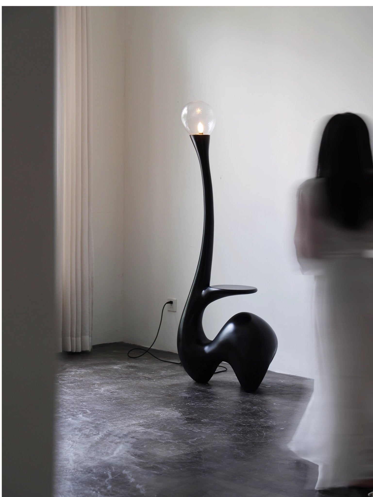 Lurk Sculptural Floor Lamp-Neutral Decor