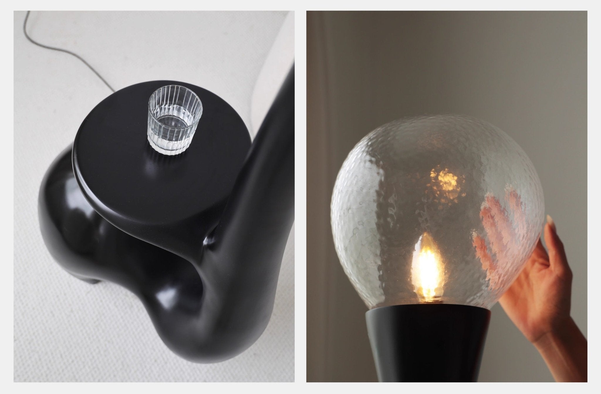 Lurk Sculptural Floor Lamp-Neutral Decor