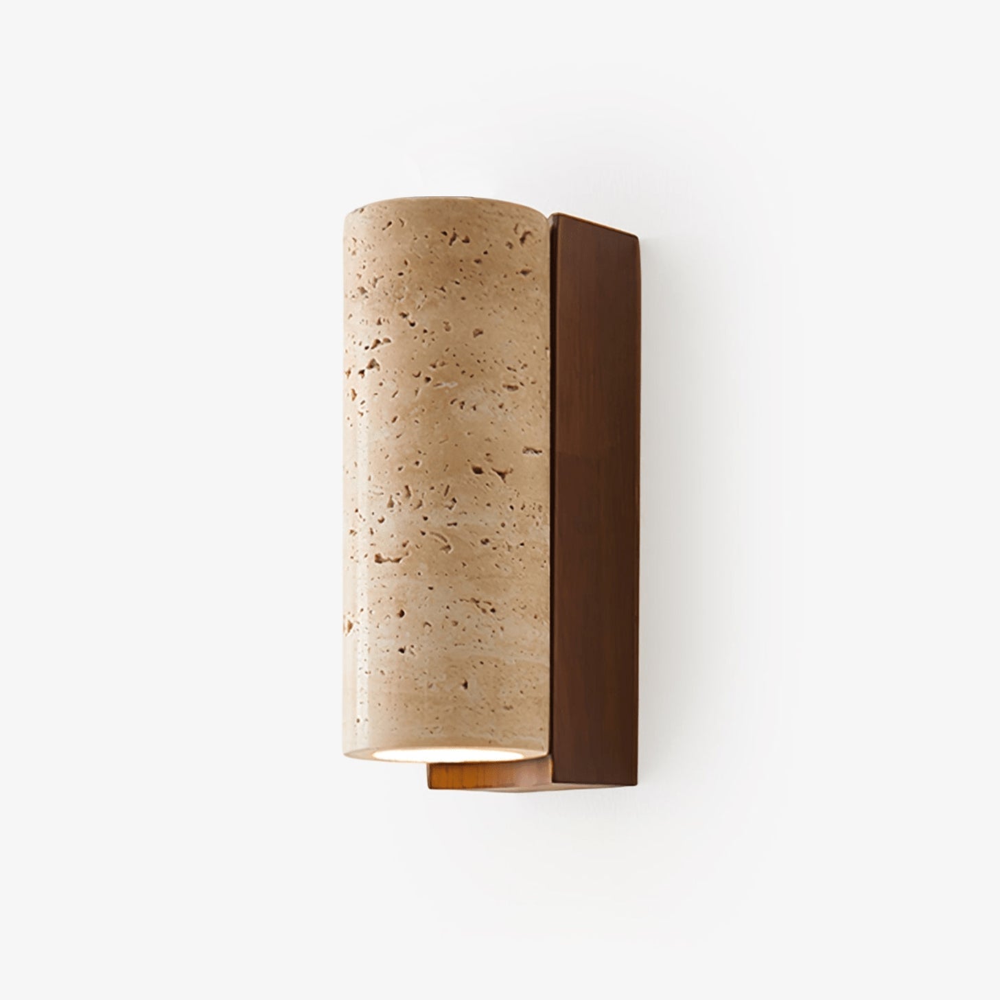 Nula Natural Travertine Wall Lamp - Neutralighting