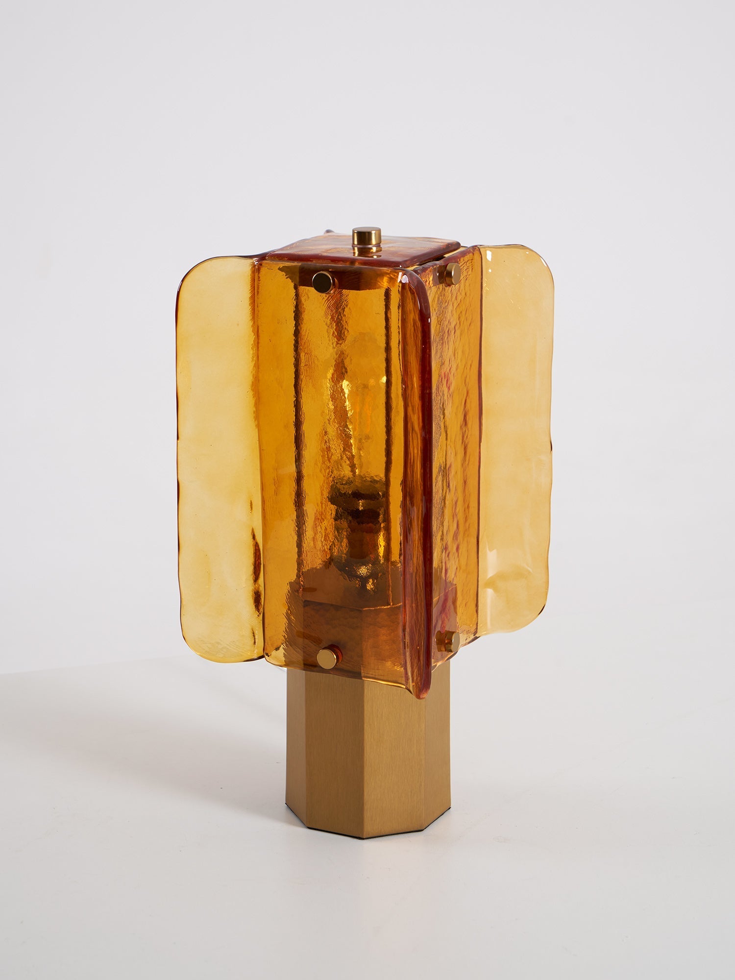 Yentix Glass Table Lamp-Neutral Decor