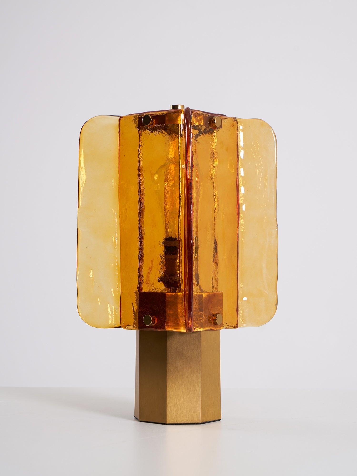 Yentix Glass Table Lamp-Neutral Decor