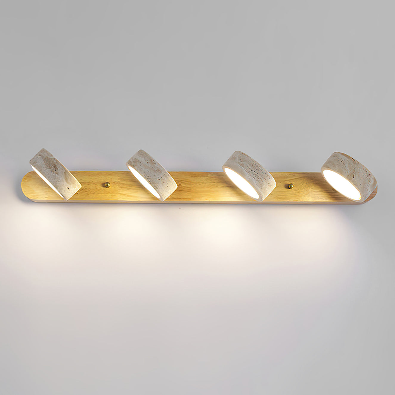 The lamp shown unlit to highlight its material beauty.