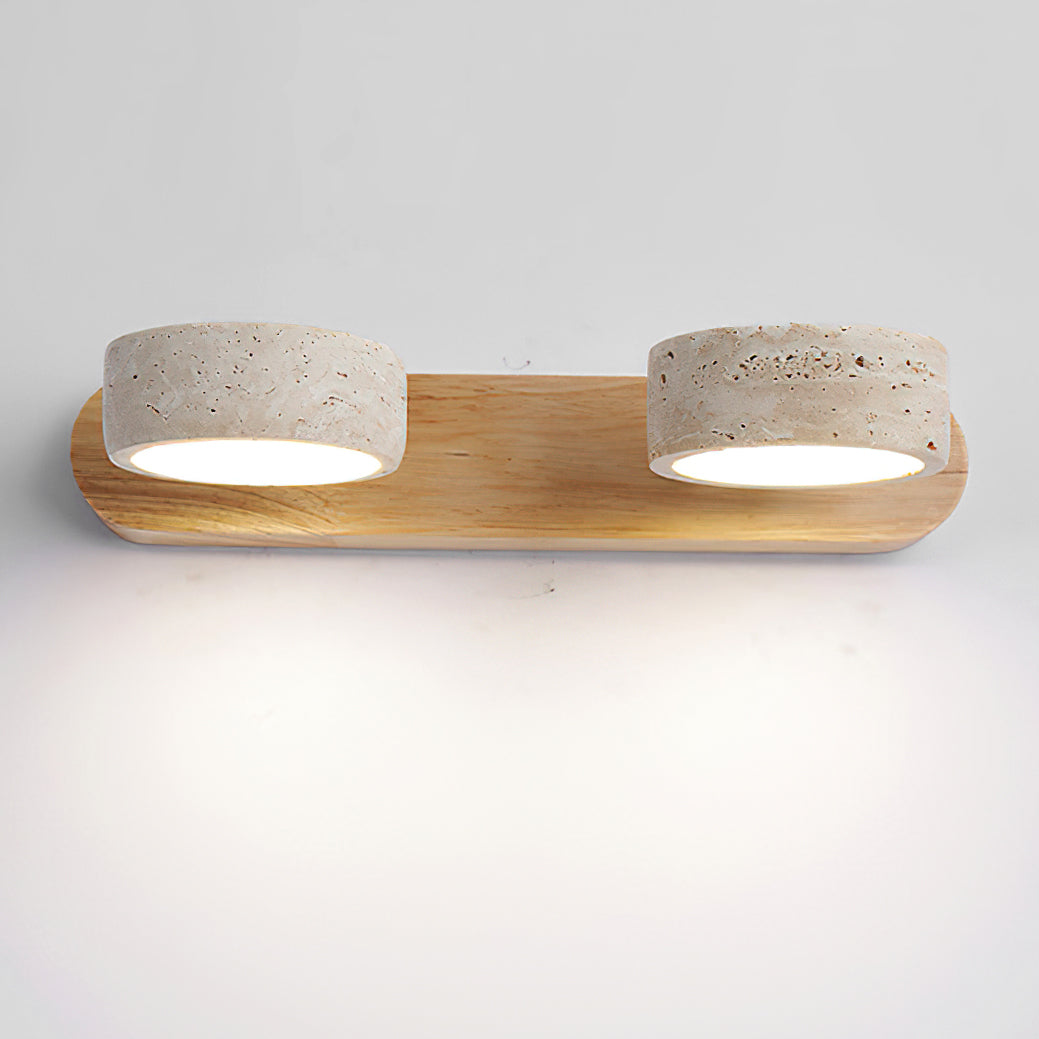 The smooth finish of the Beige & Walnut color option.