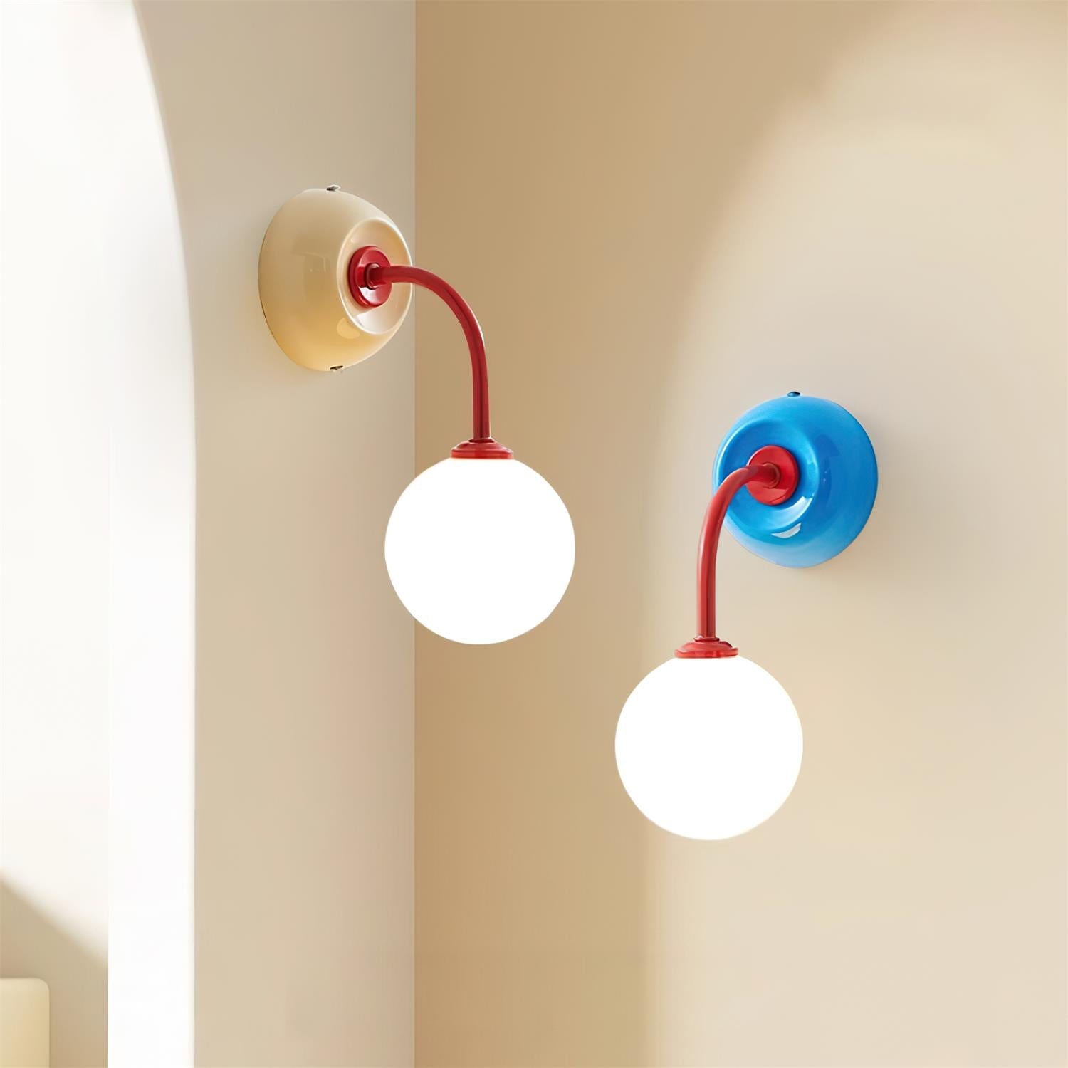 Ciro Color Pop Wall Lamp-Neutral Decor