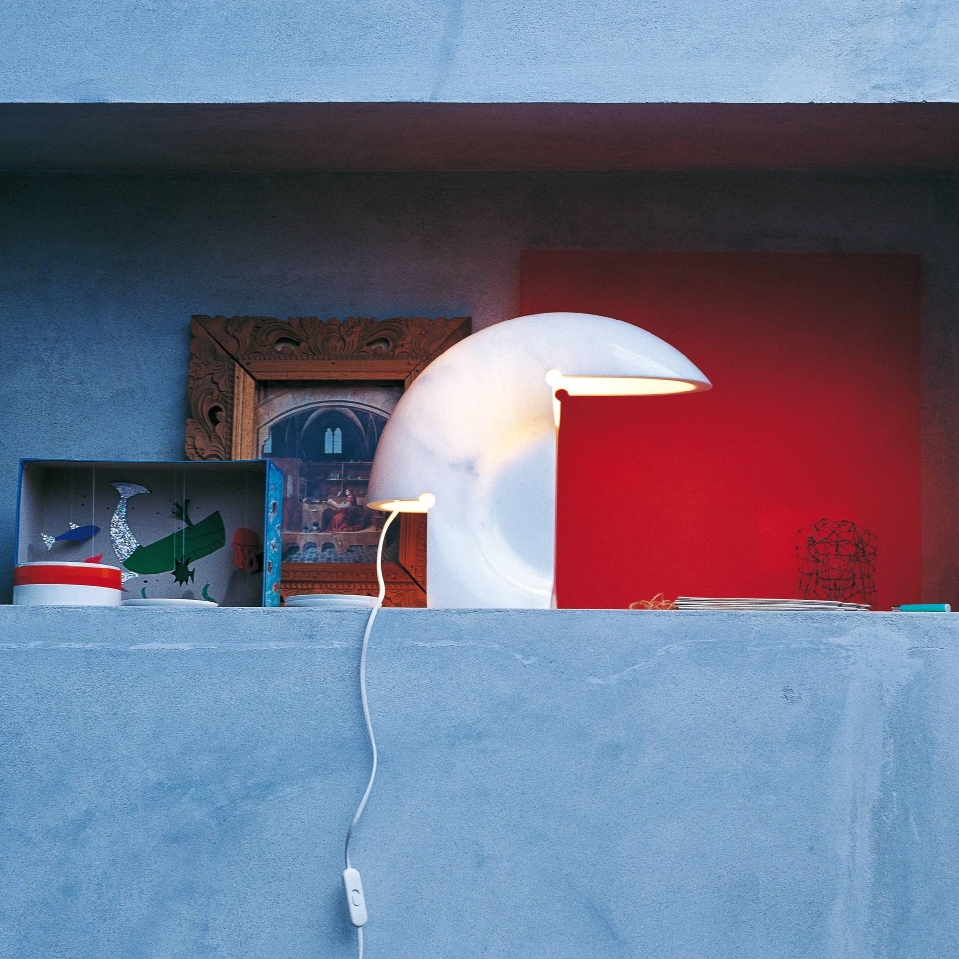 Emmy Modern Marble Table Lamp-Neutral Decor