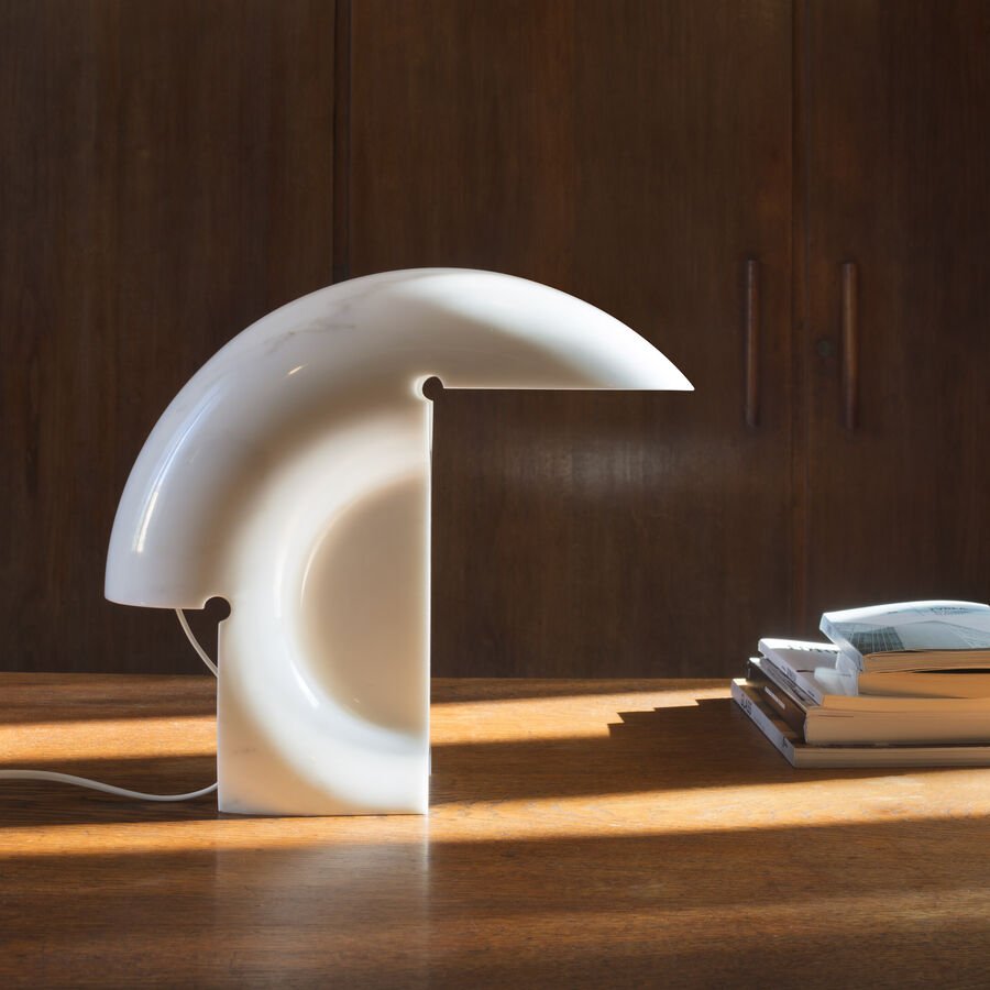Emmy Modern Marble Table Lamp-Neutral Decor