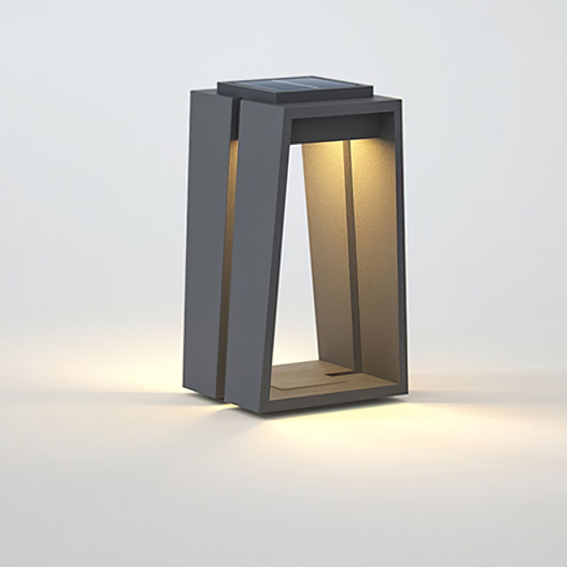 Kovara Solar Outdoor Bollard Light-Neutral Decor