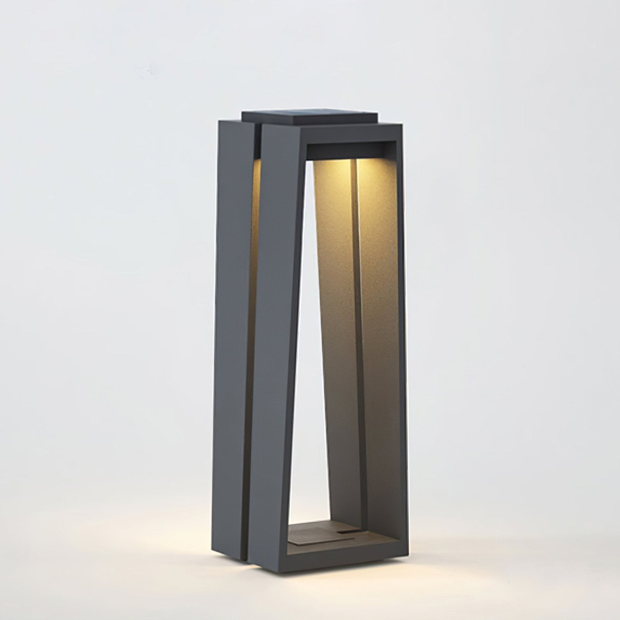 Kovara Solar Outdoor Bollard Light-Neutral Decor