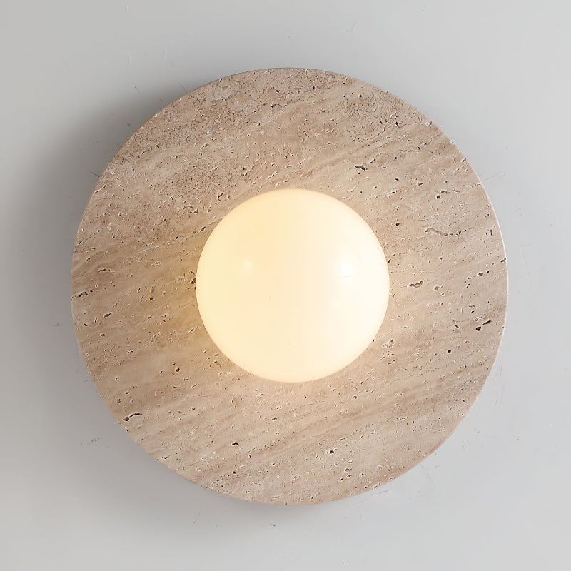 Elira Wall Lamp installed in a hallway, providing elegant lighting.