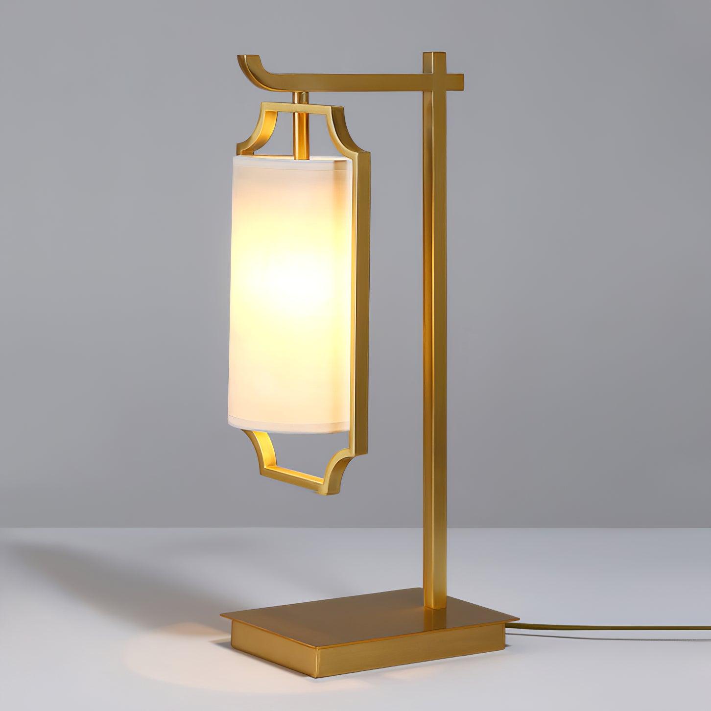 Aureon Classic Fabric Table Lamp-Neutral Decor