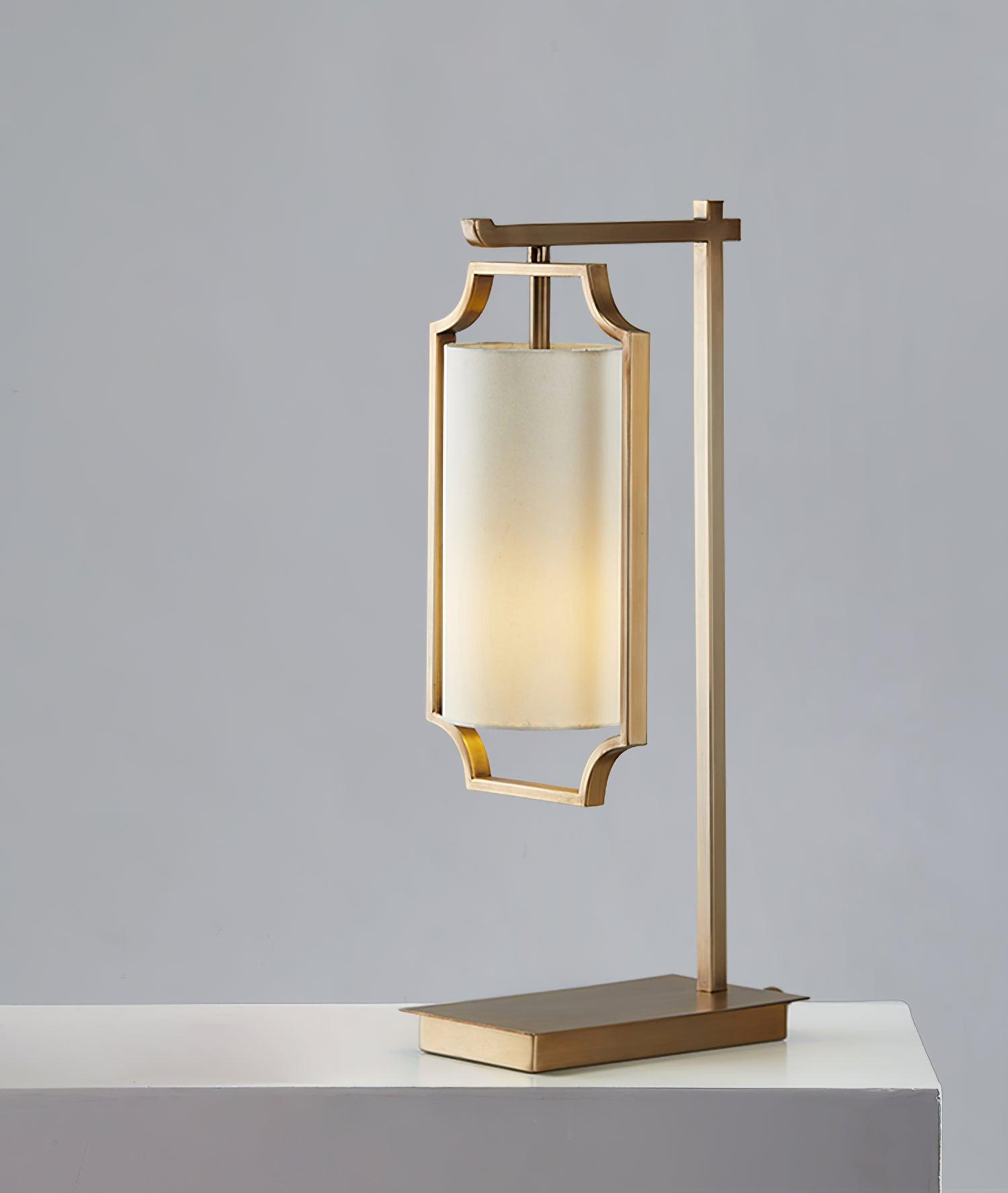 Aureon Classic Fabric Table Lamp-Neutral Decor