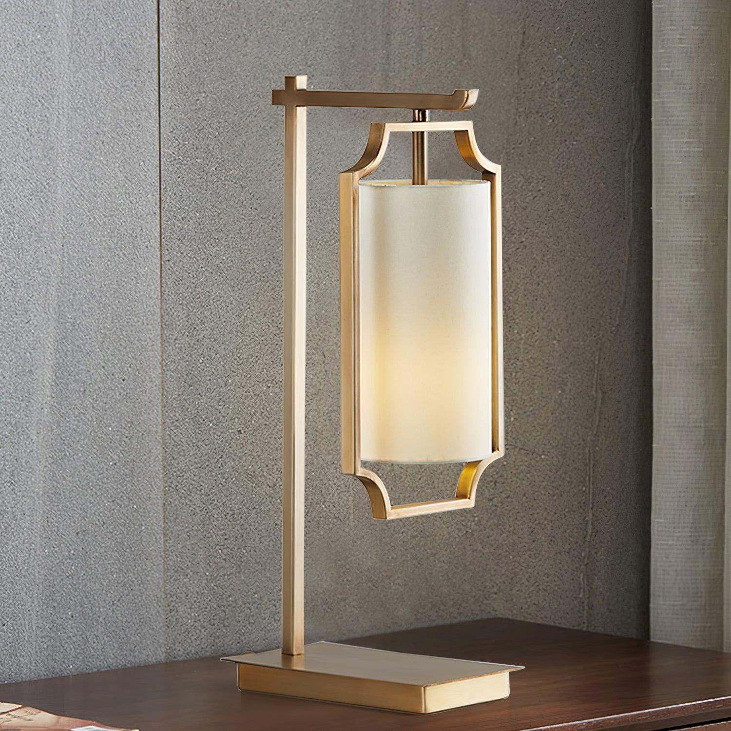 Aureon Classic Fabric Table Lamp-Neutral Decor