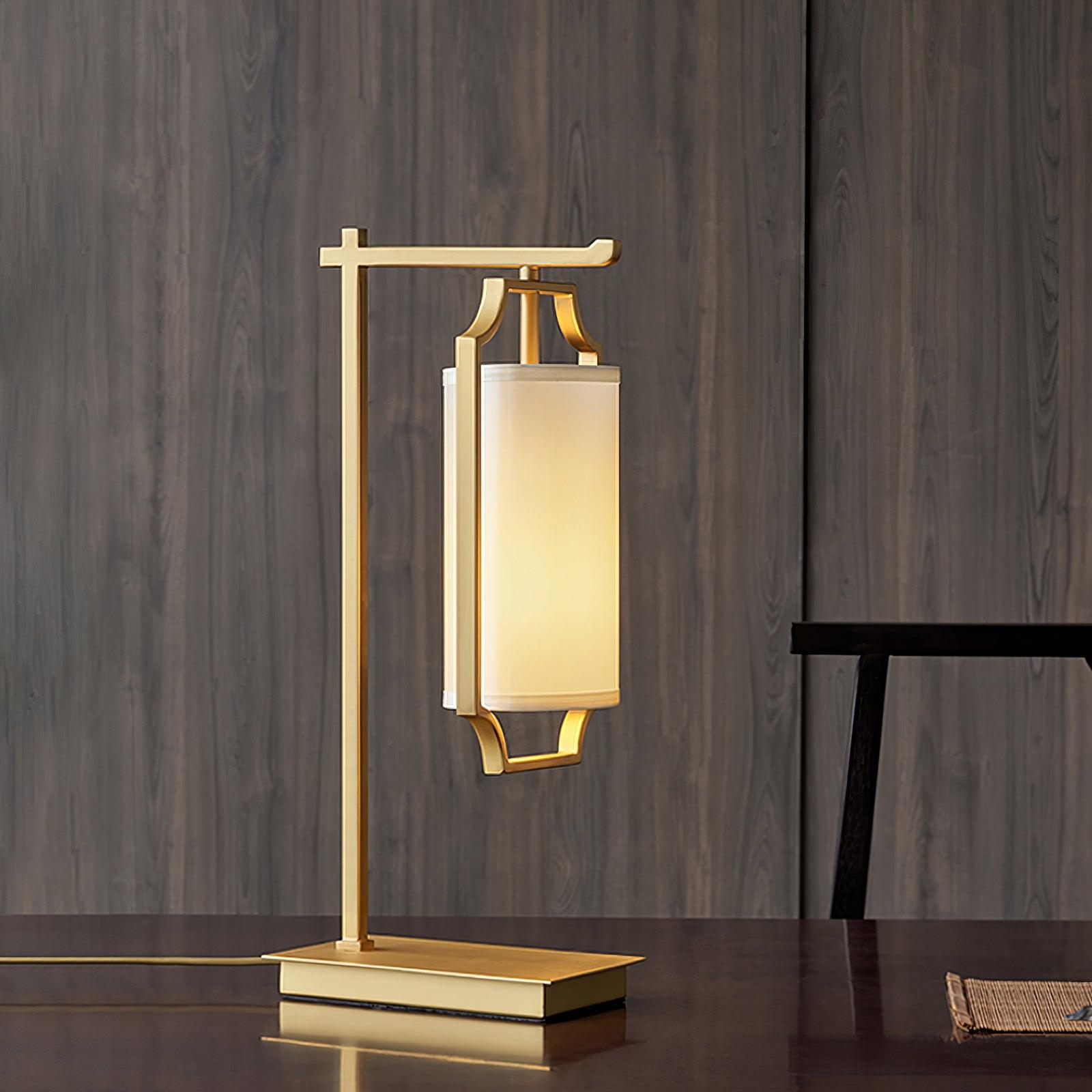 Aureon Classic Fabric Table Lamp-Neutral Decor