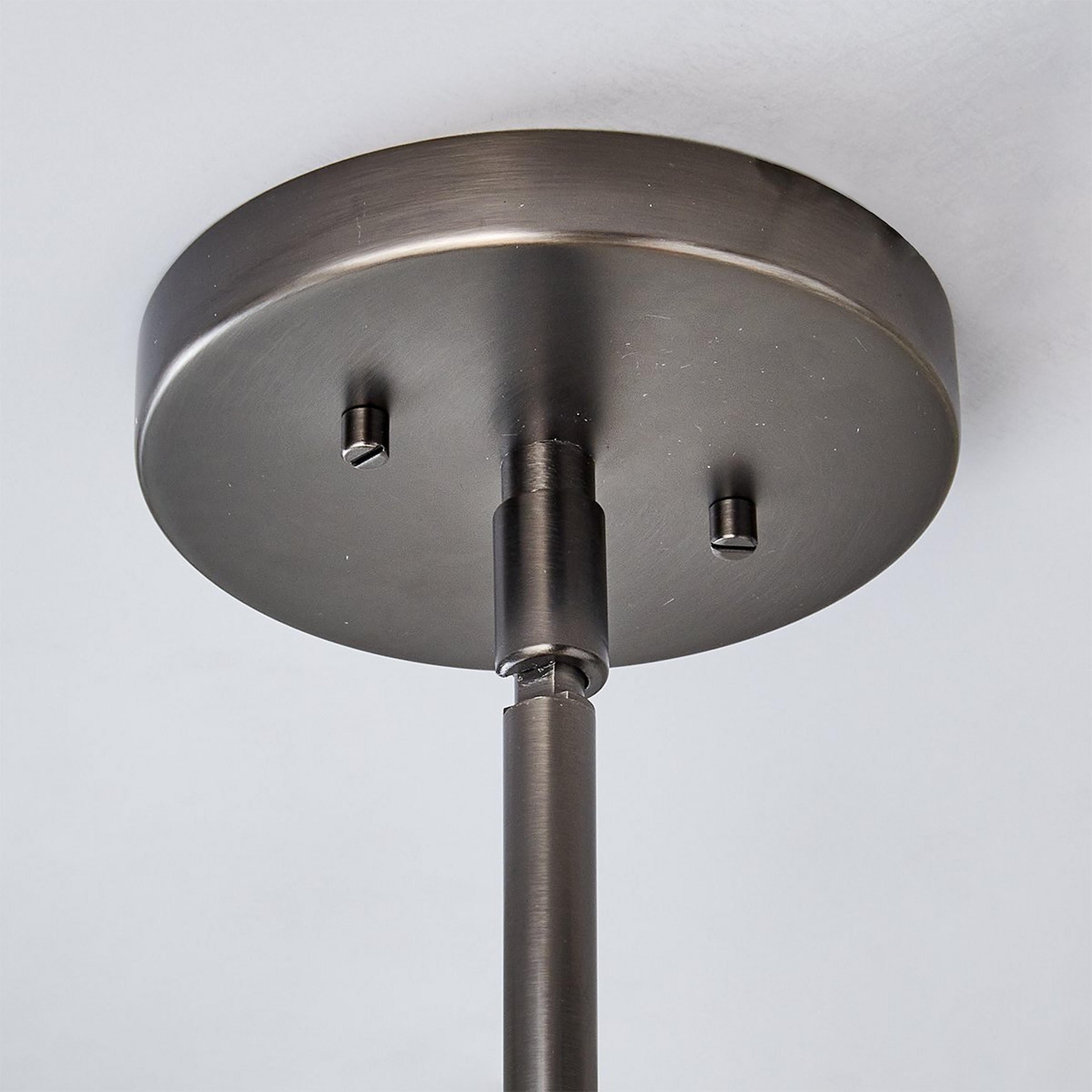 View of the Eliza Chandelier from below, highlighting its symmetrical form.