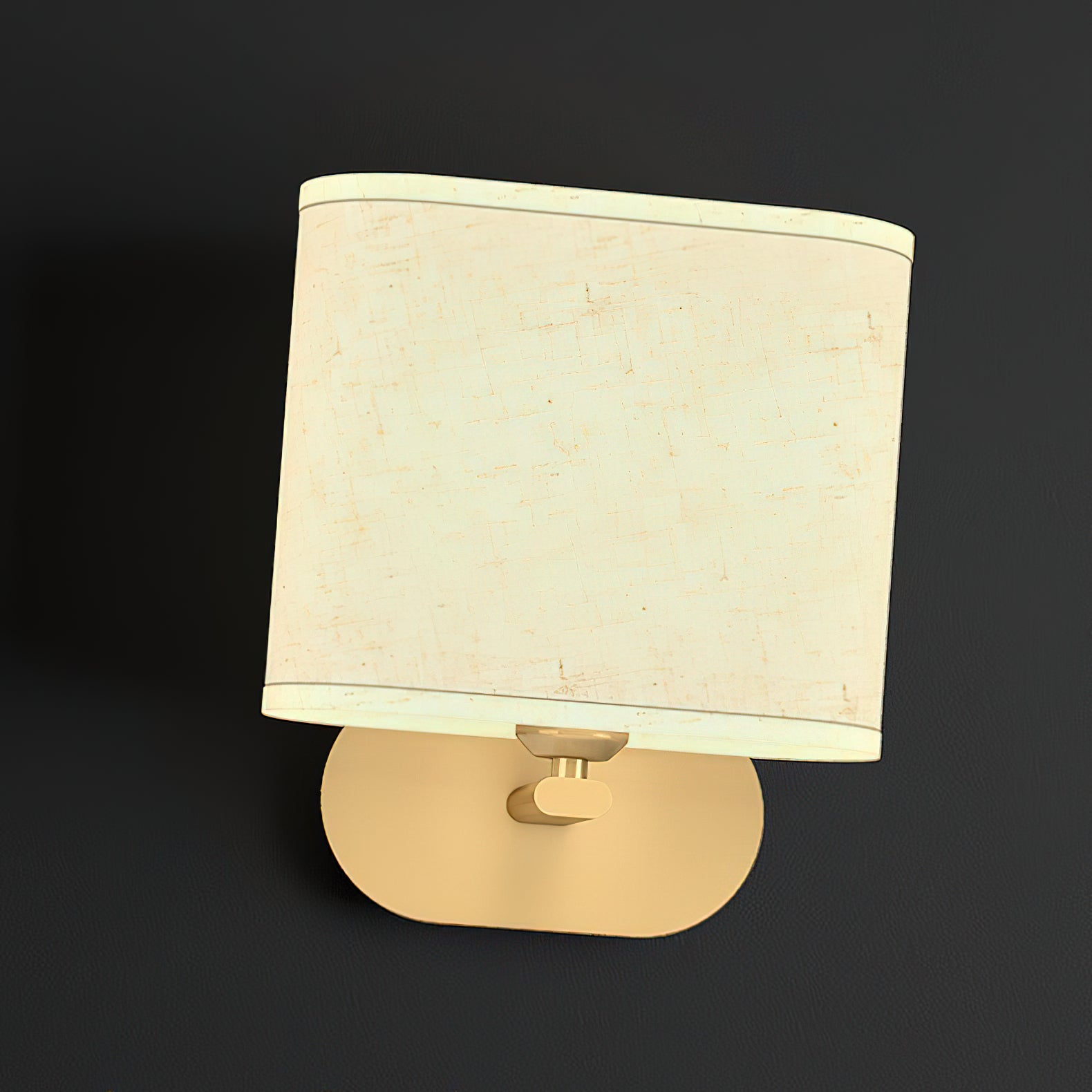 Myth Brass Fabric Wall Lamp-Neutral Decor