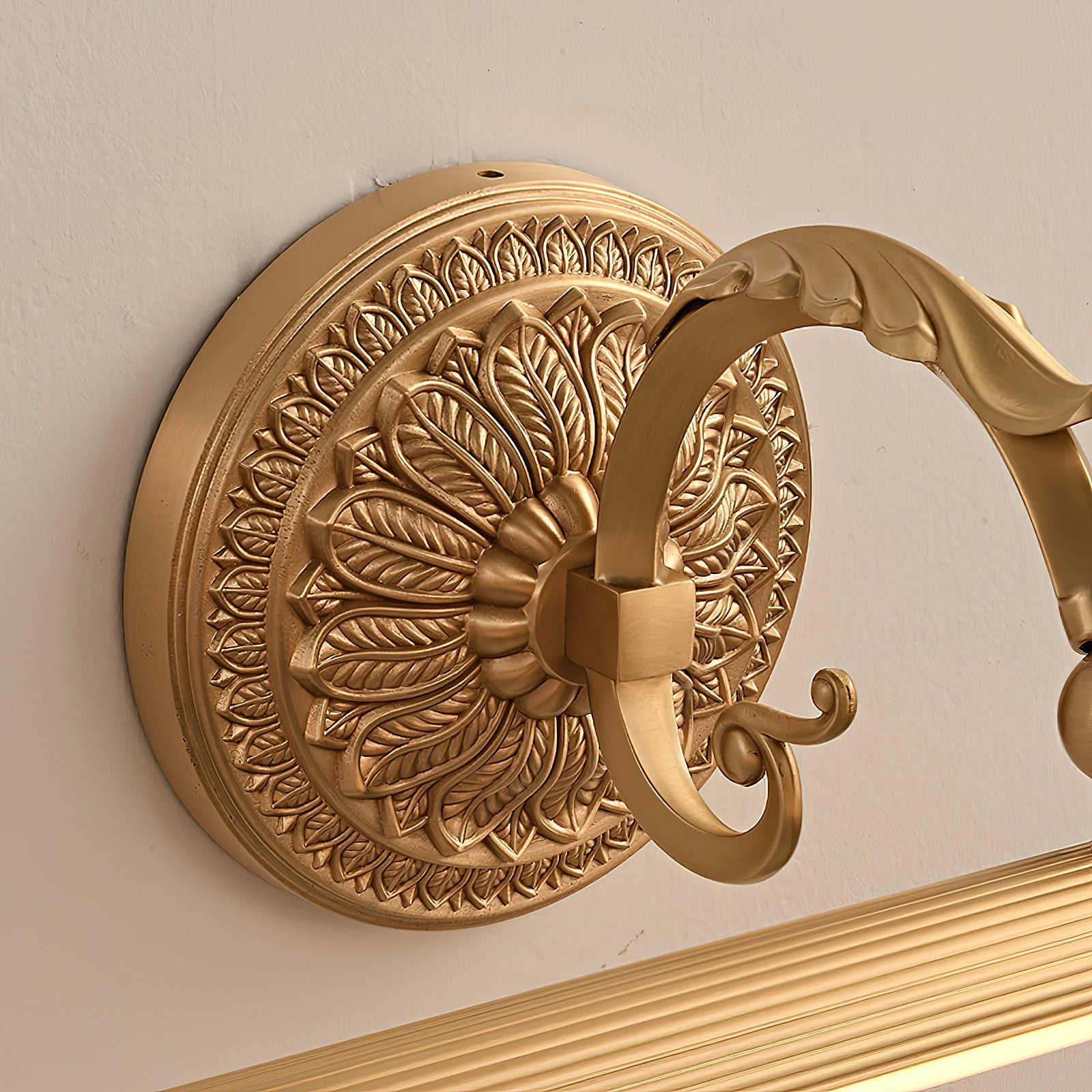 Diagram showing the dimensions of the compact Ellesmere wall sconce.